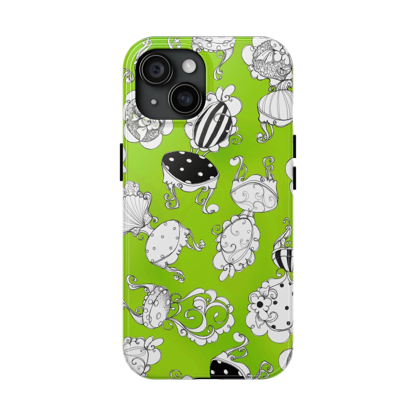 Bistro Chairs Lime Phone Case