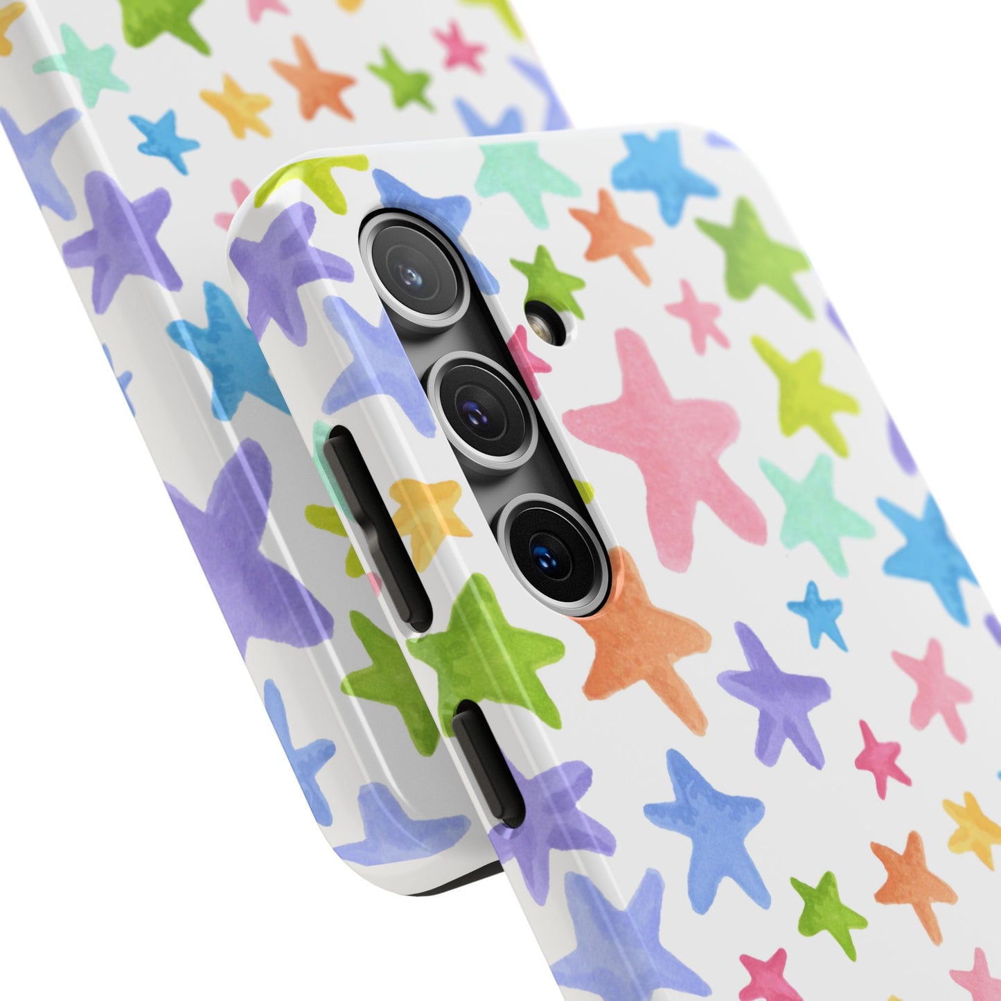 Happy Stars White Phone Case