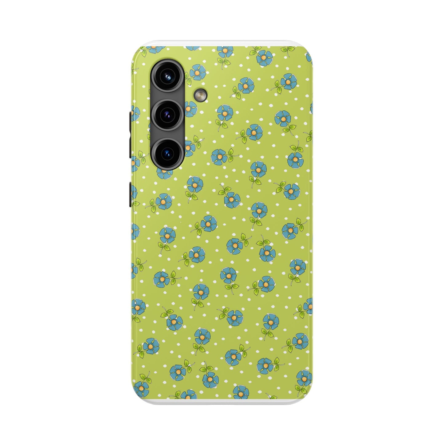 Daisy Dots Green Phone Case