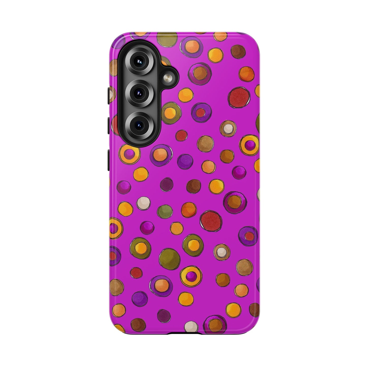 Double Dot Fuchsia Phone Case