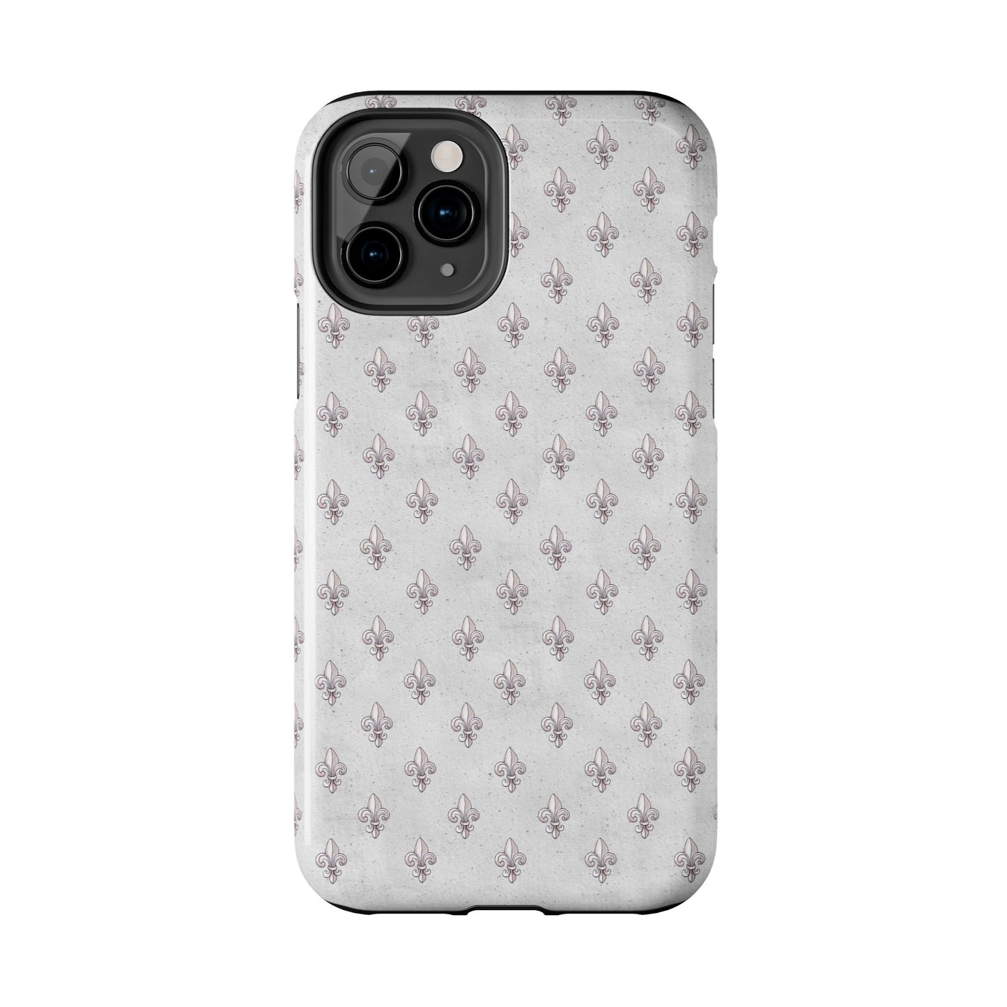 Fleurs Silver Phone Case