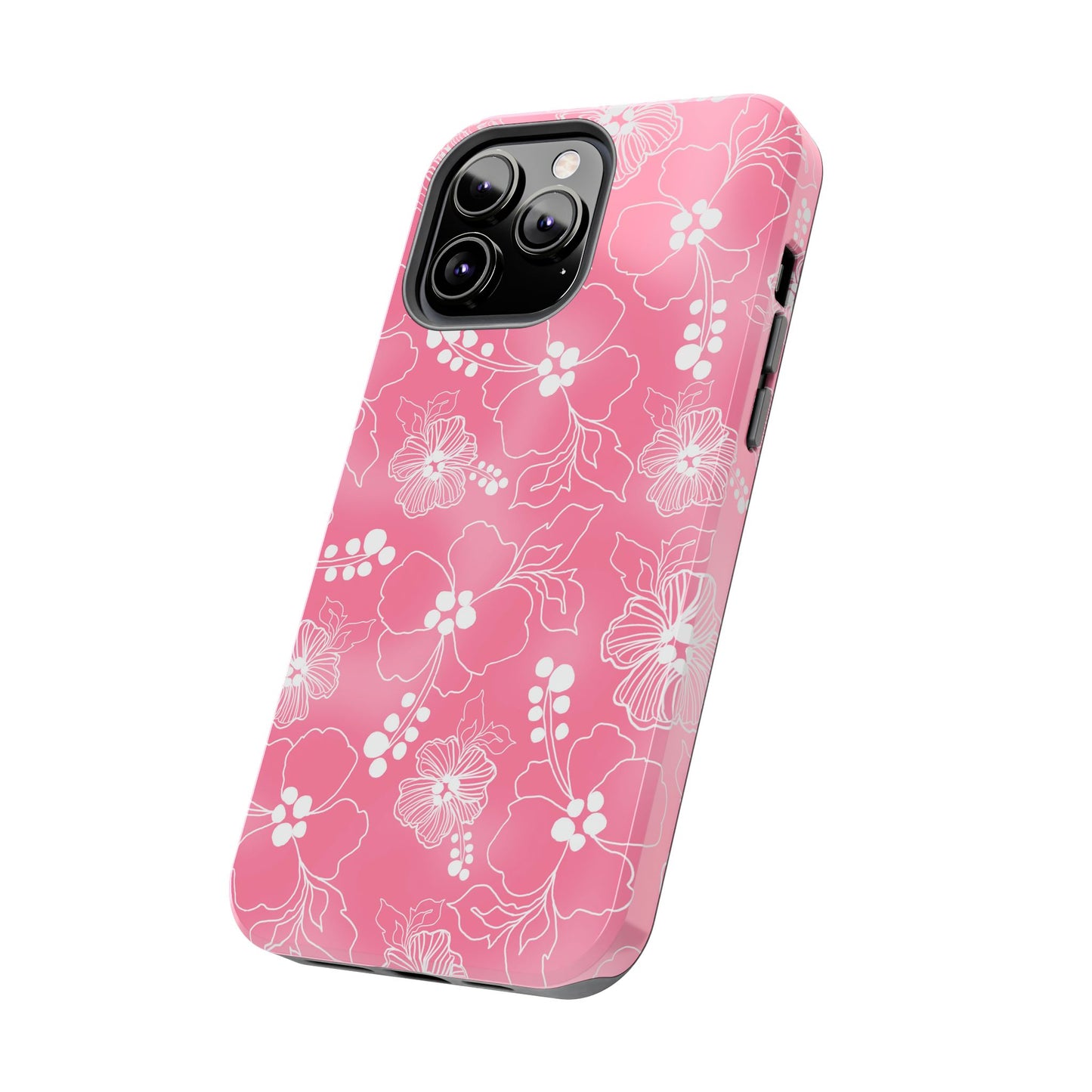 Lacey Hibiscus Pink Phone Case