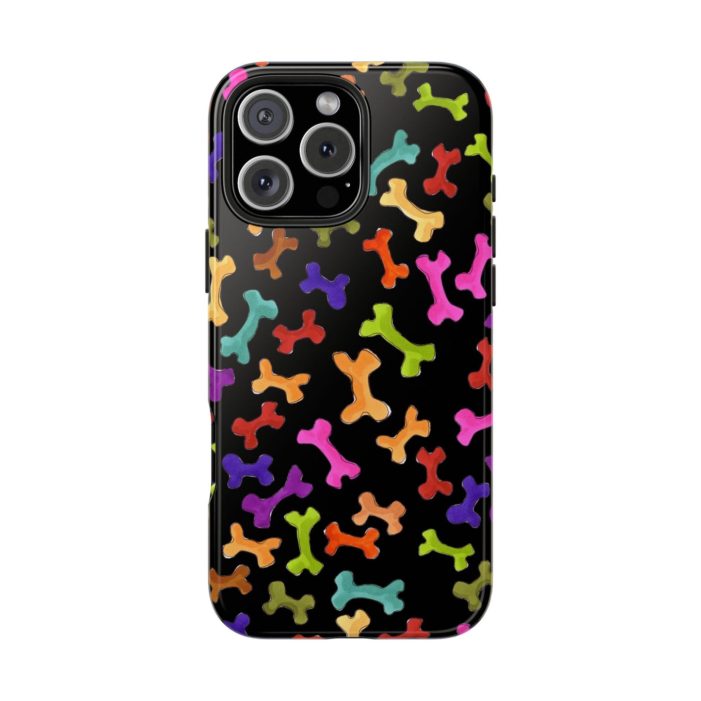 Happy Bones Black Phone Case