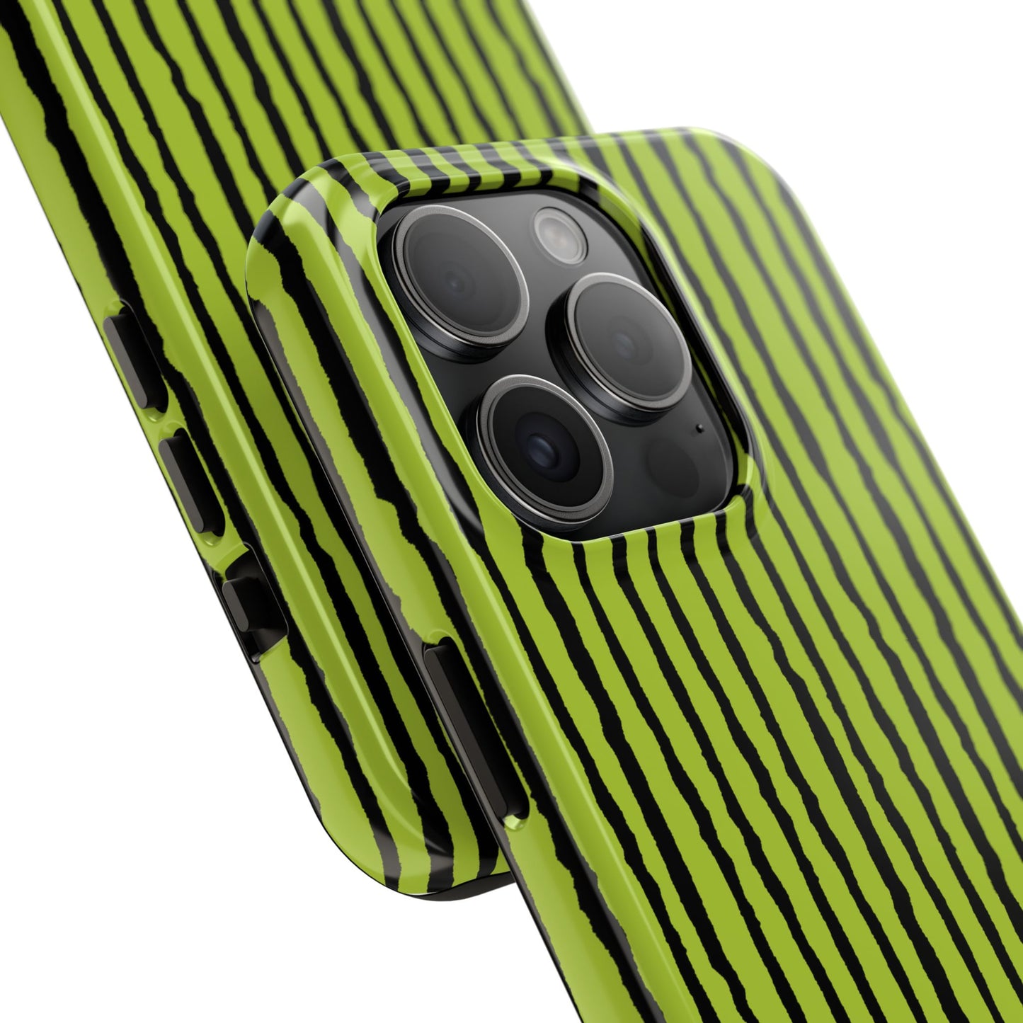 Sorta Stripe Green / Black Phone Case