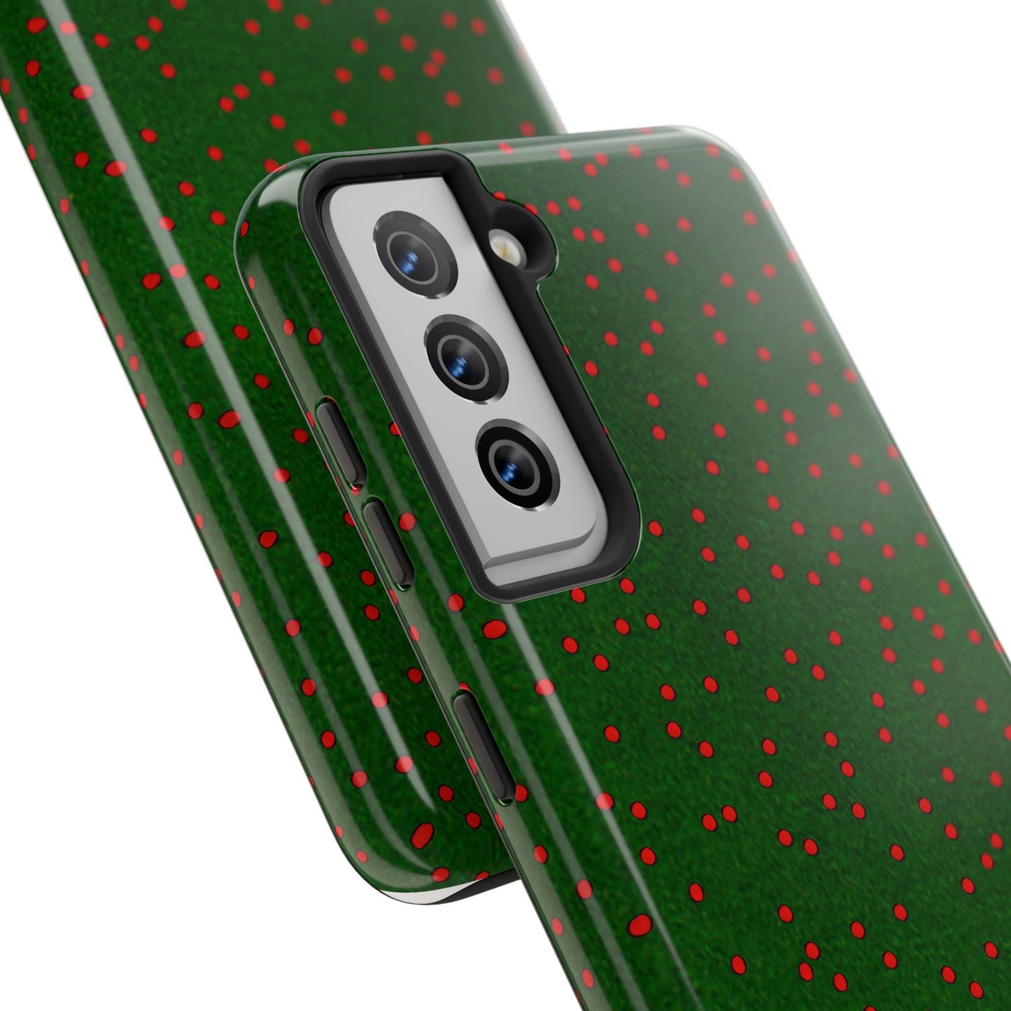 Happy Dots Green / Red Phone Case