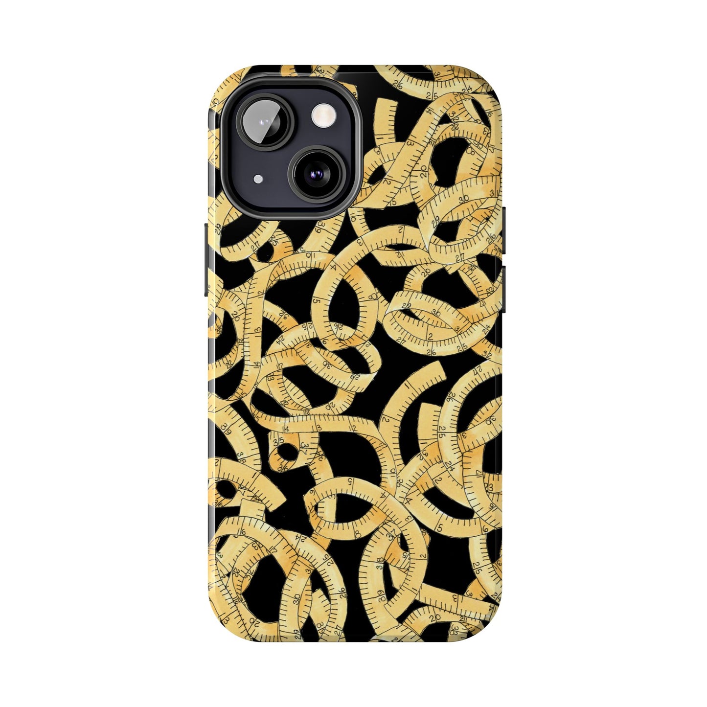Tape Tangle Black Phone Case