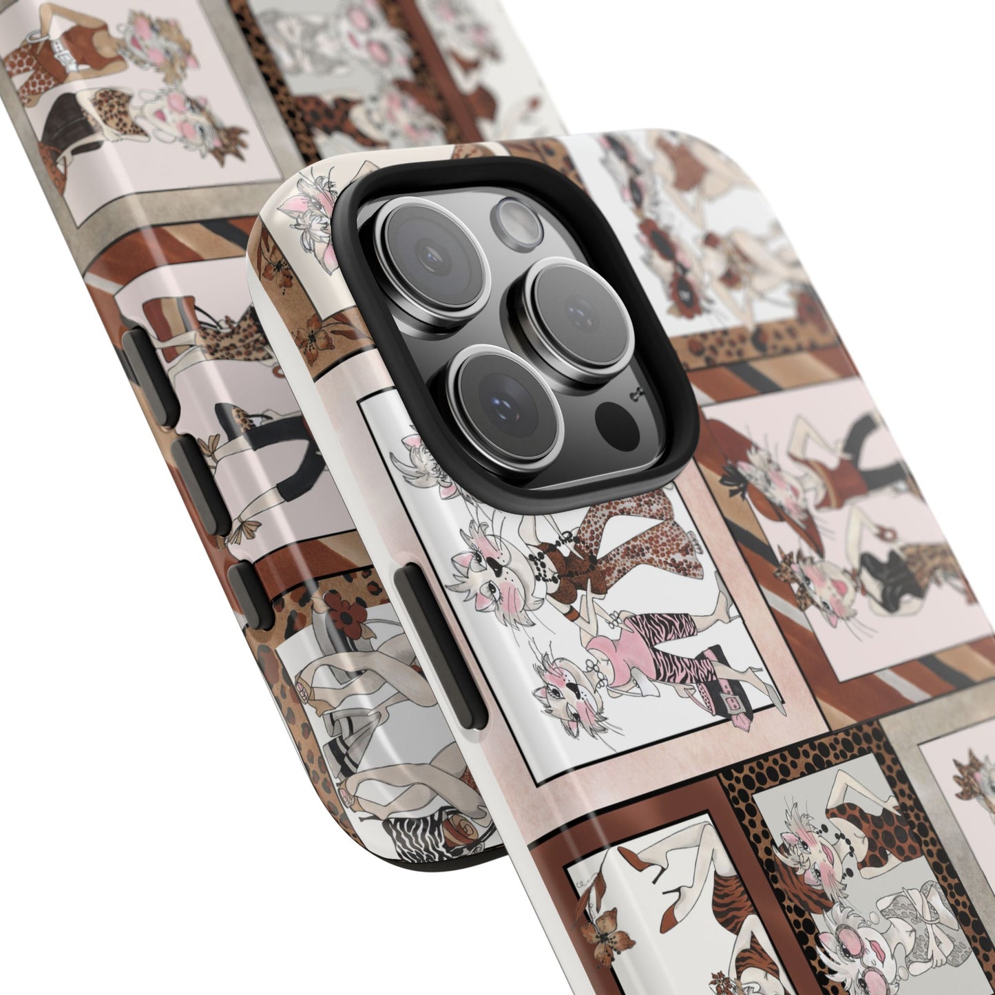 Wild Cat Woman Phone Case