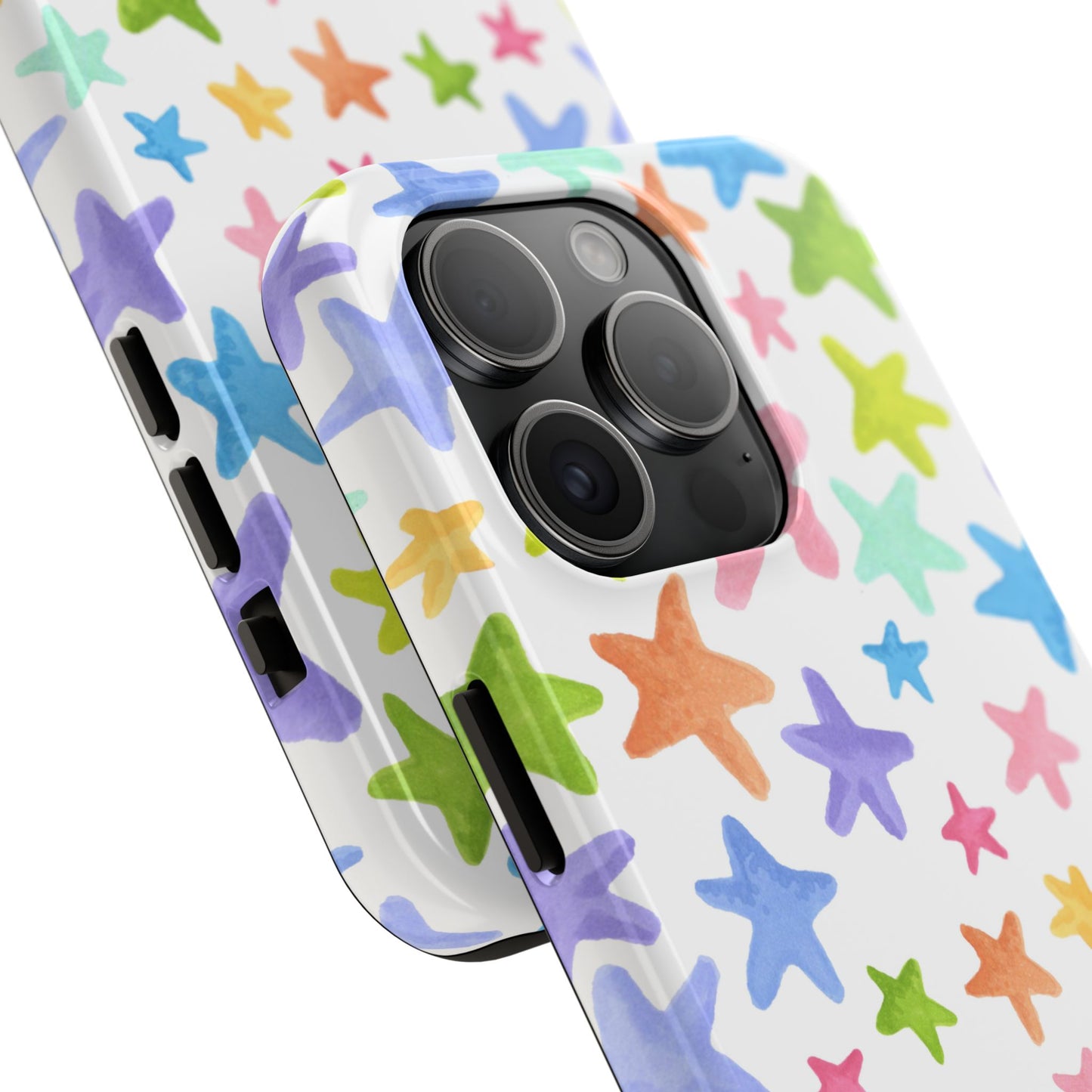 Happy Stars White Phone Case