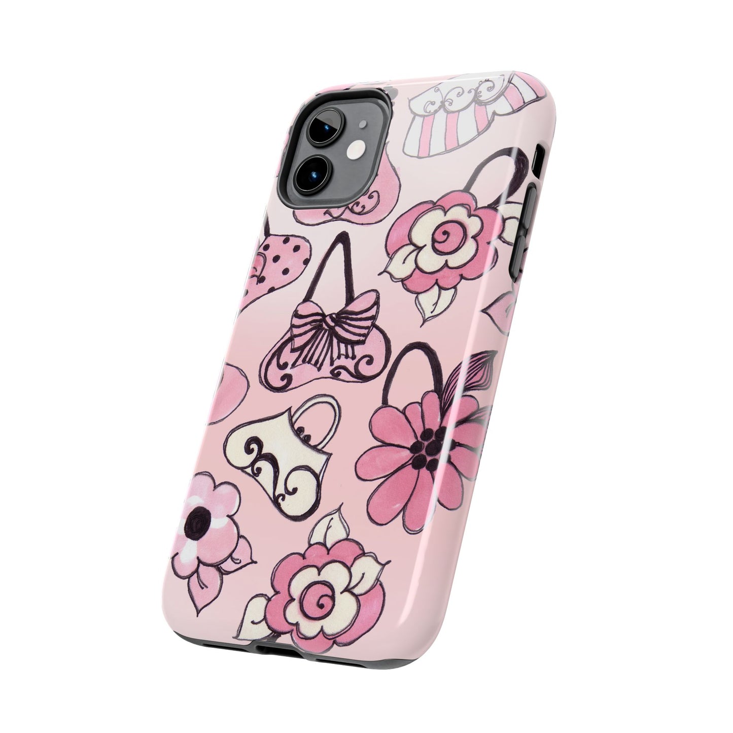 Cat Bags Pink Phone Case