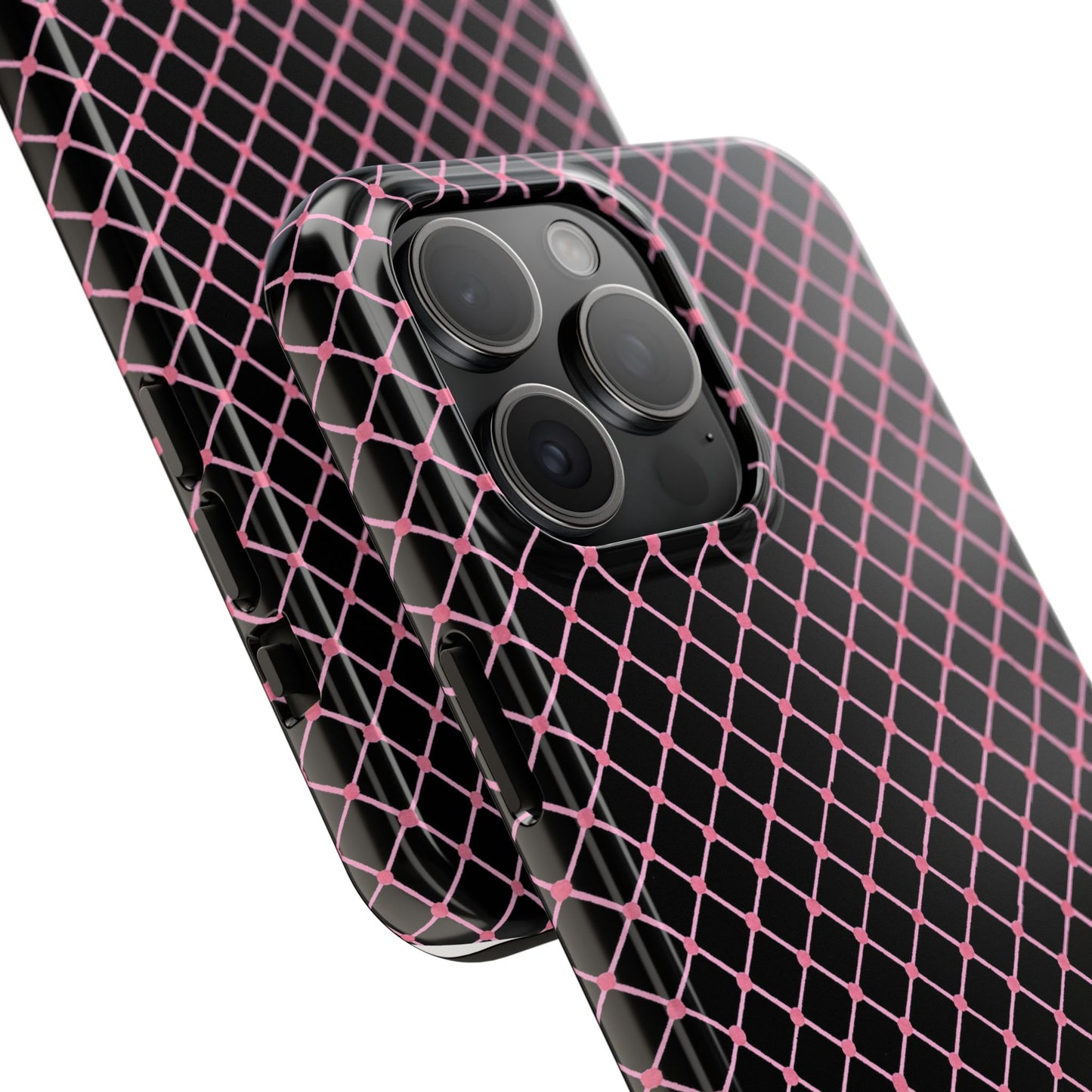 Cyclone Fence Black / Pink Phone Case