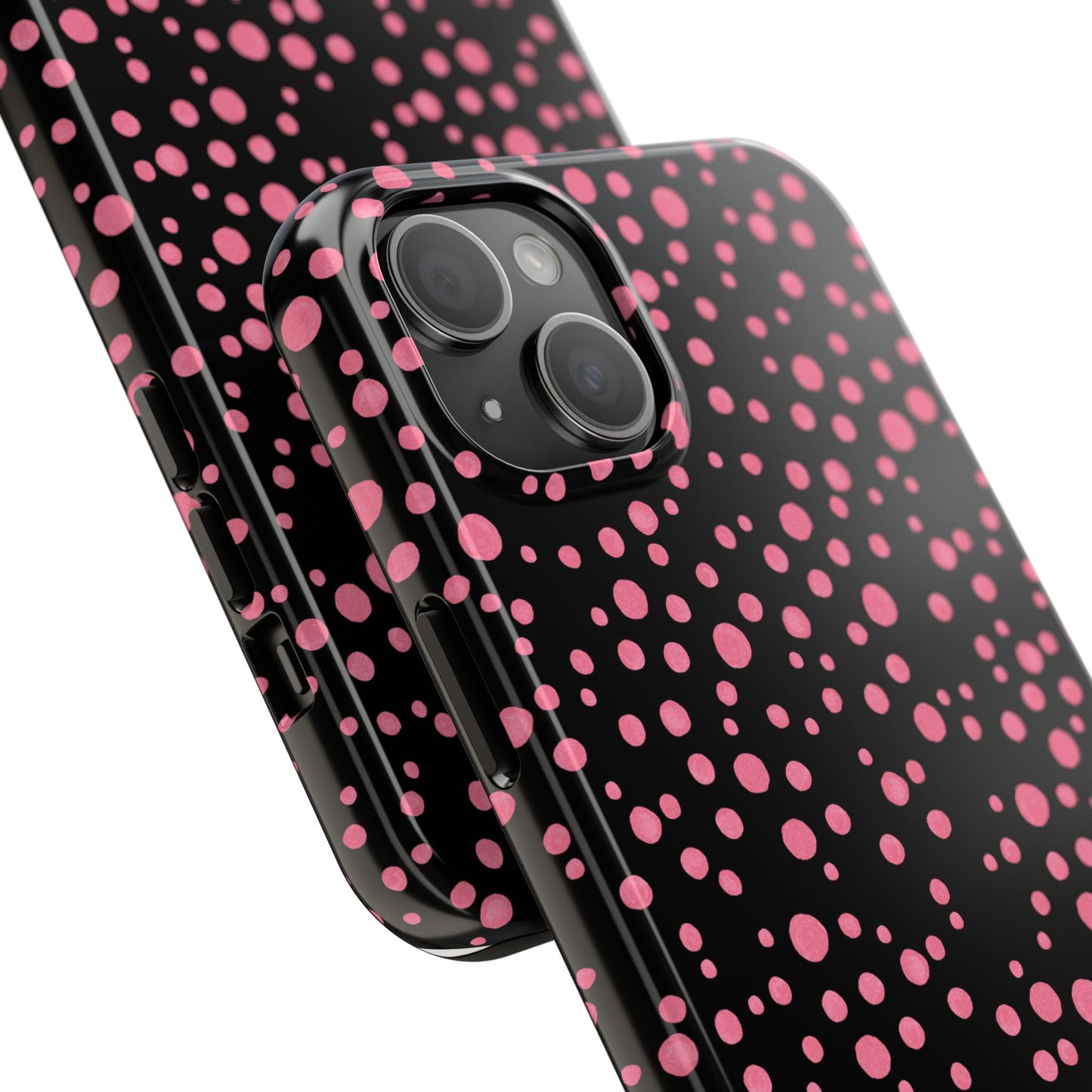 Balloon Dots Black / Pink Phone Case