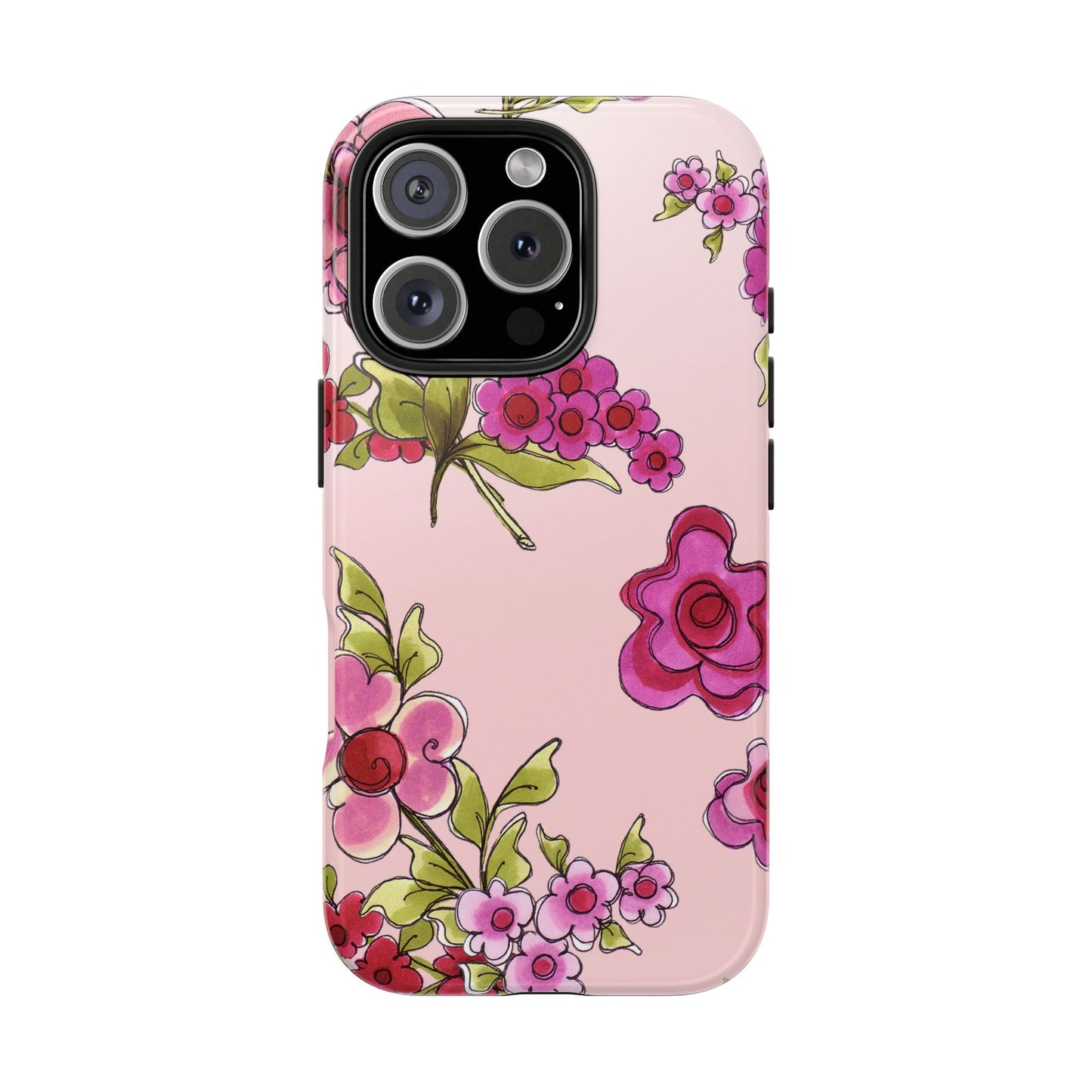 Jumbo Floral Pink Phone Case