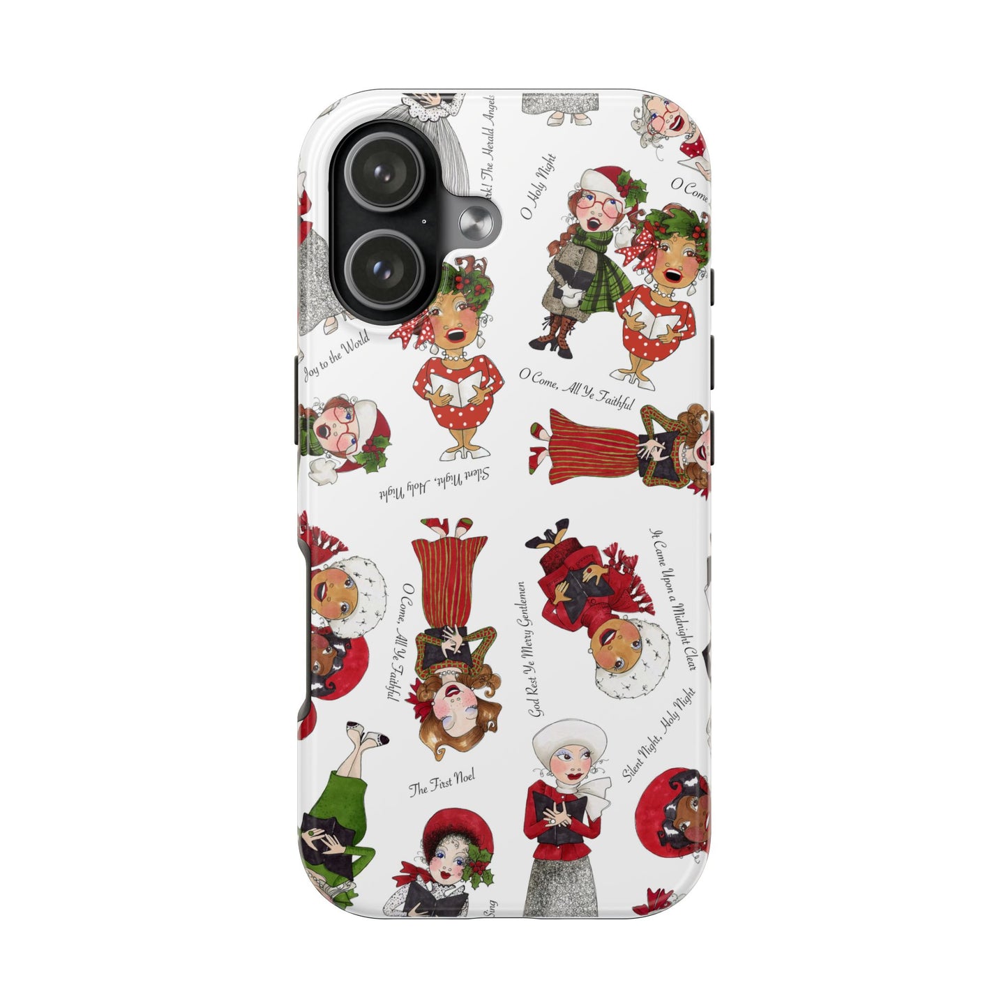 Tossed Carolers Phone Case