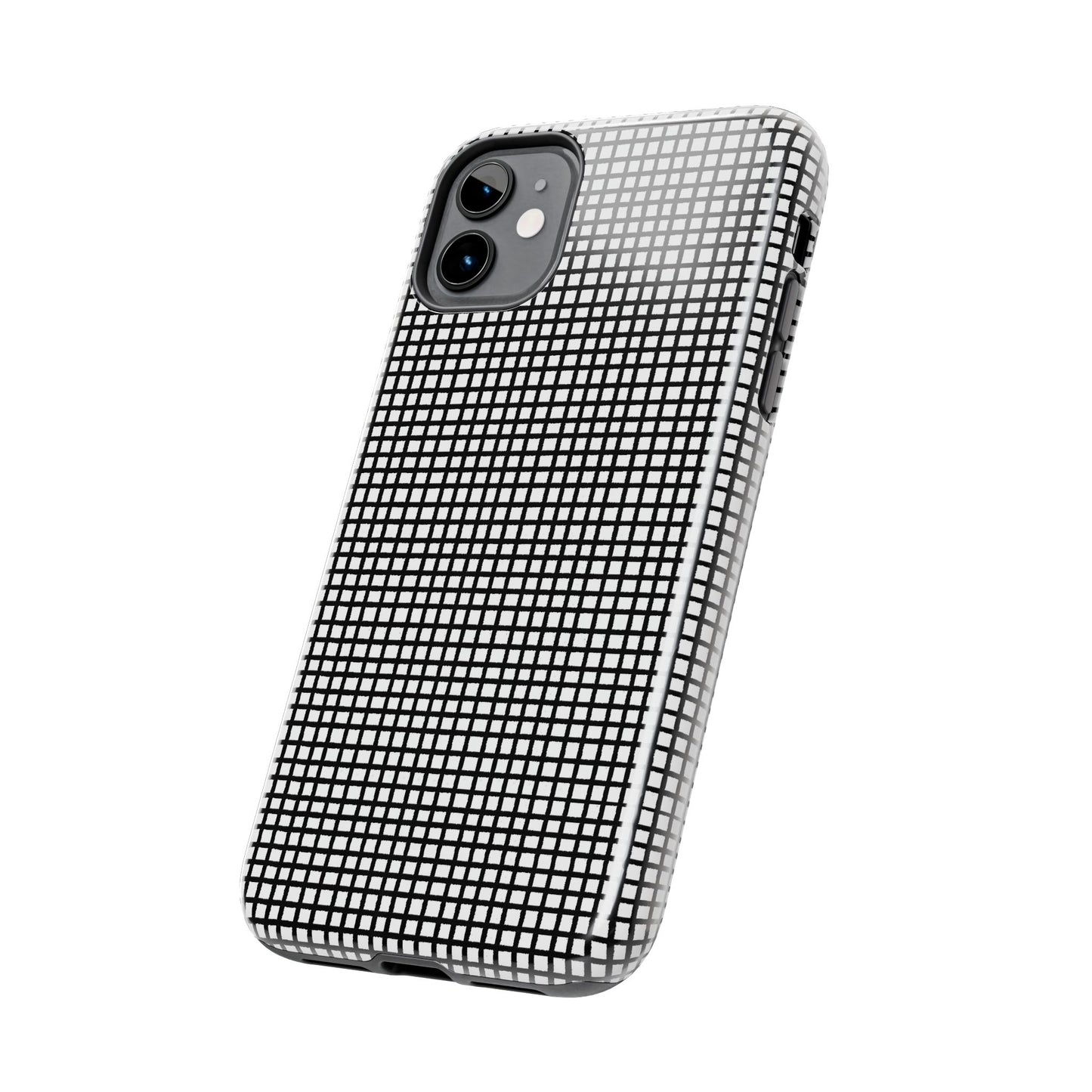 Chipper Check Black Phone Case
