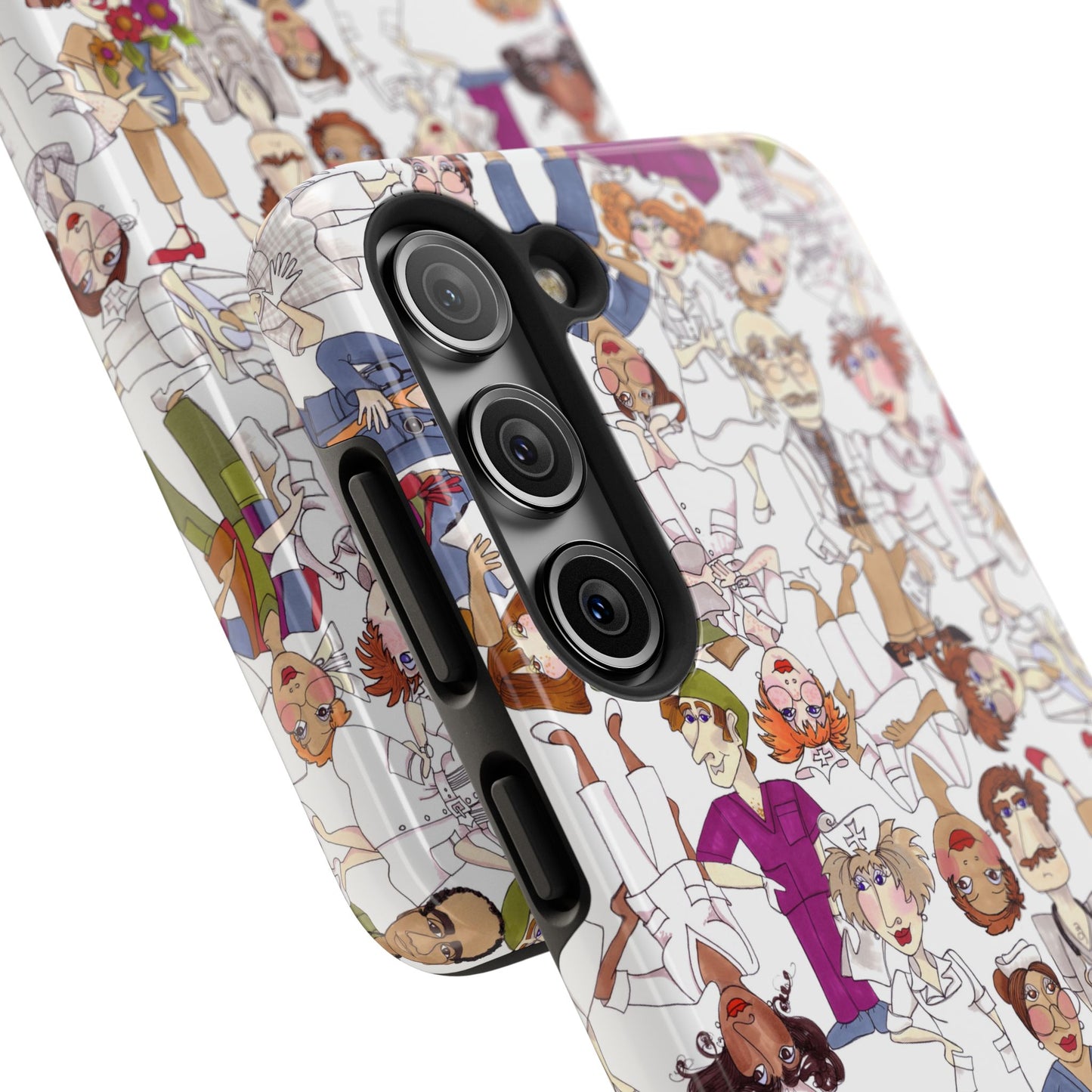 Diverse Nurse White Phone Case