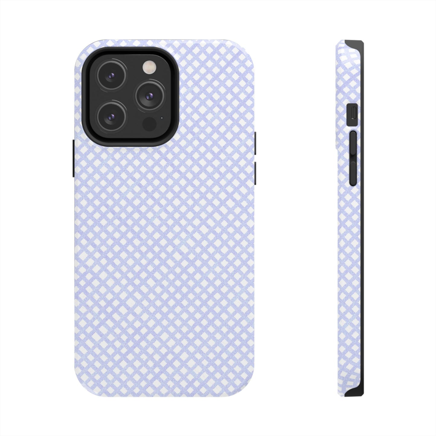 Bias Check Light Blue Phone Case
