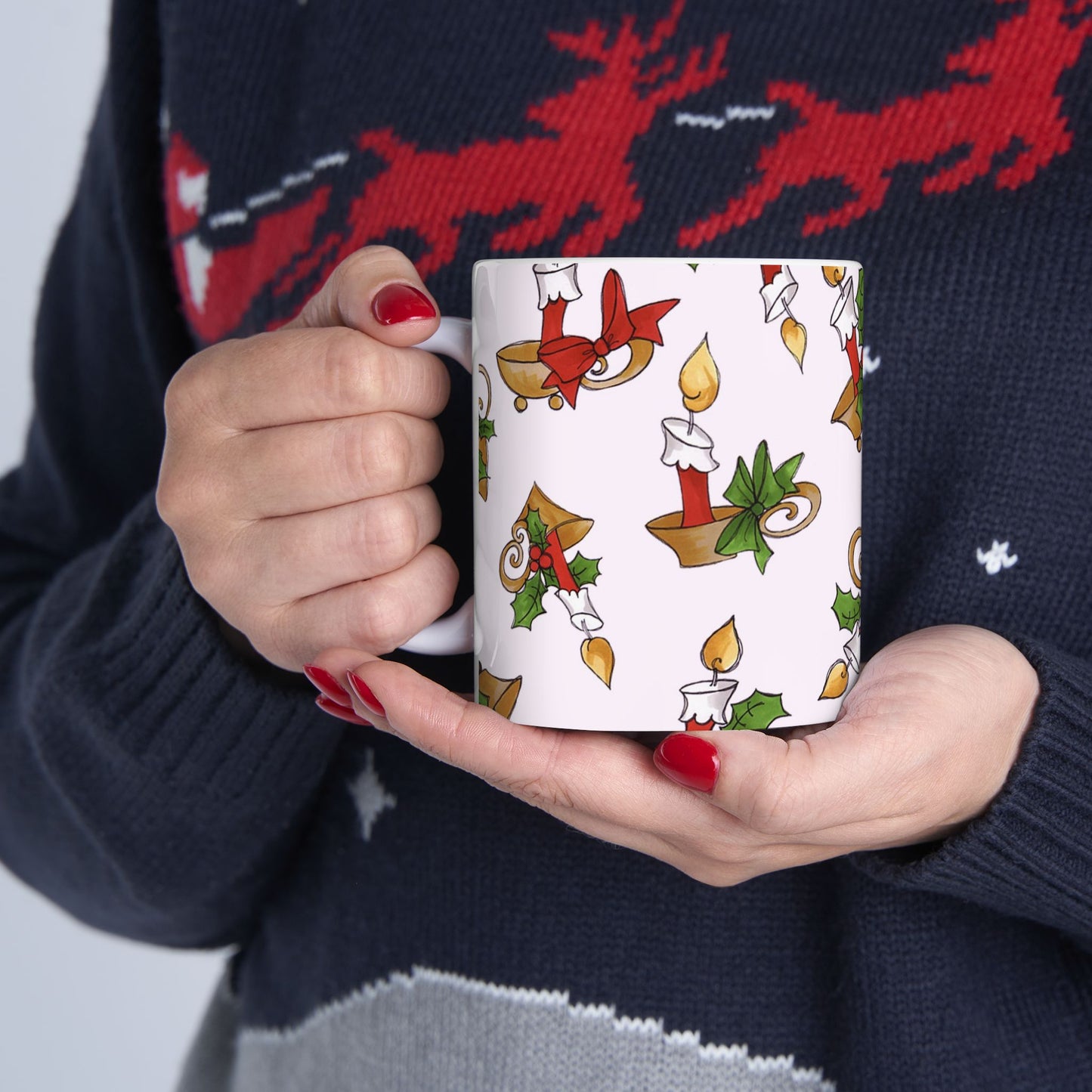 Candlesque White Cup