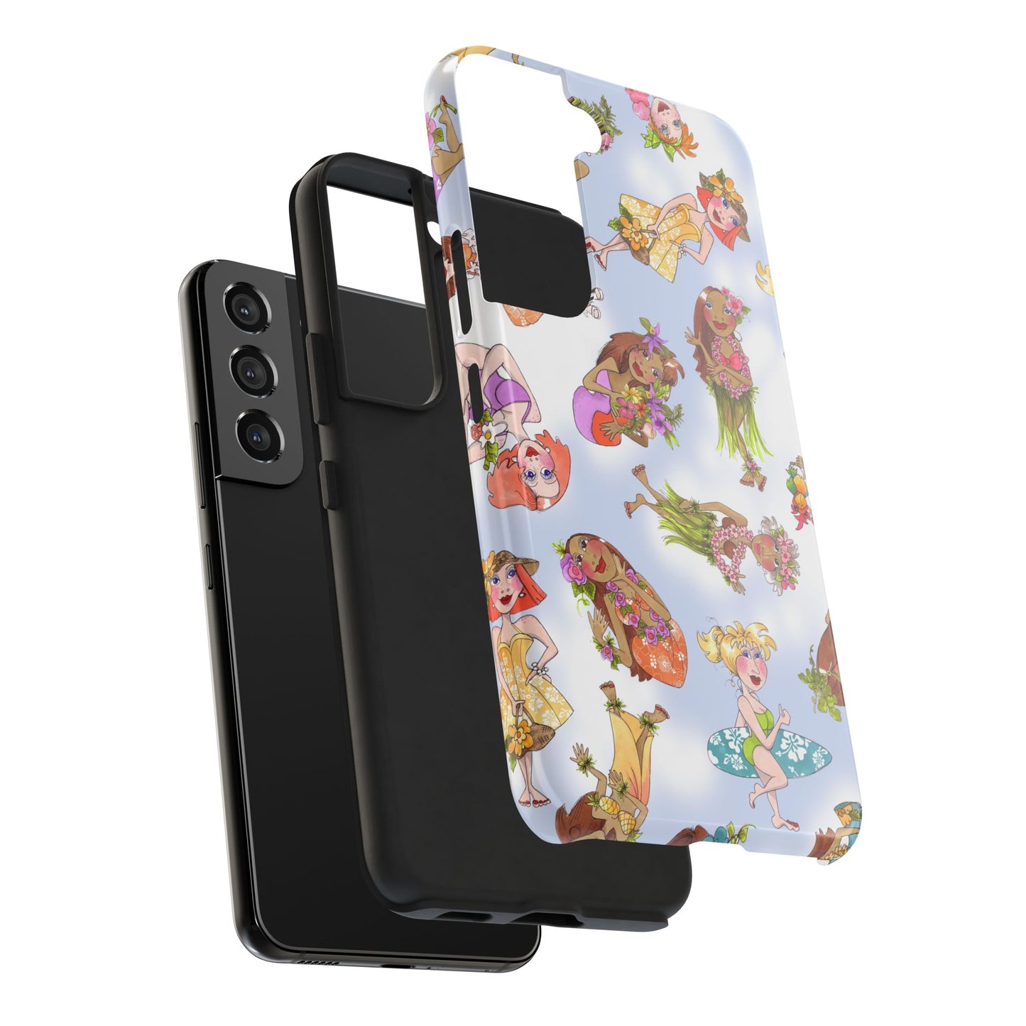 Island Toss Blue Sky Phone Case