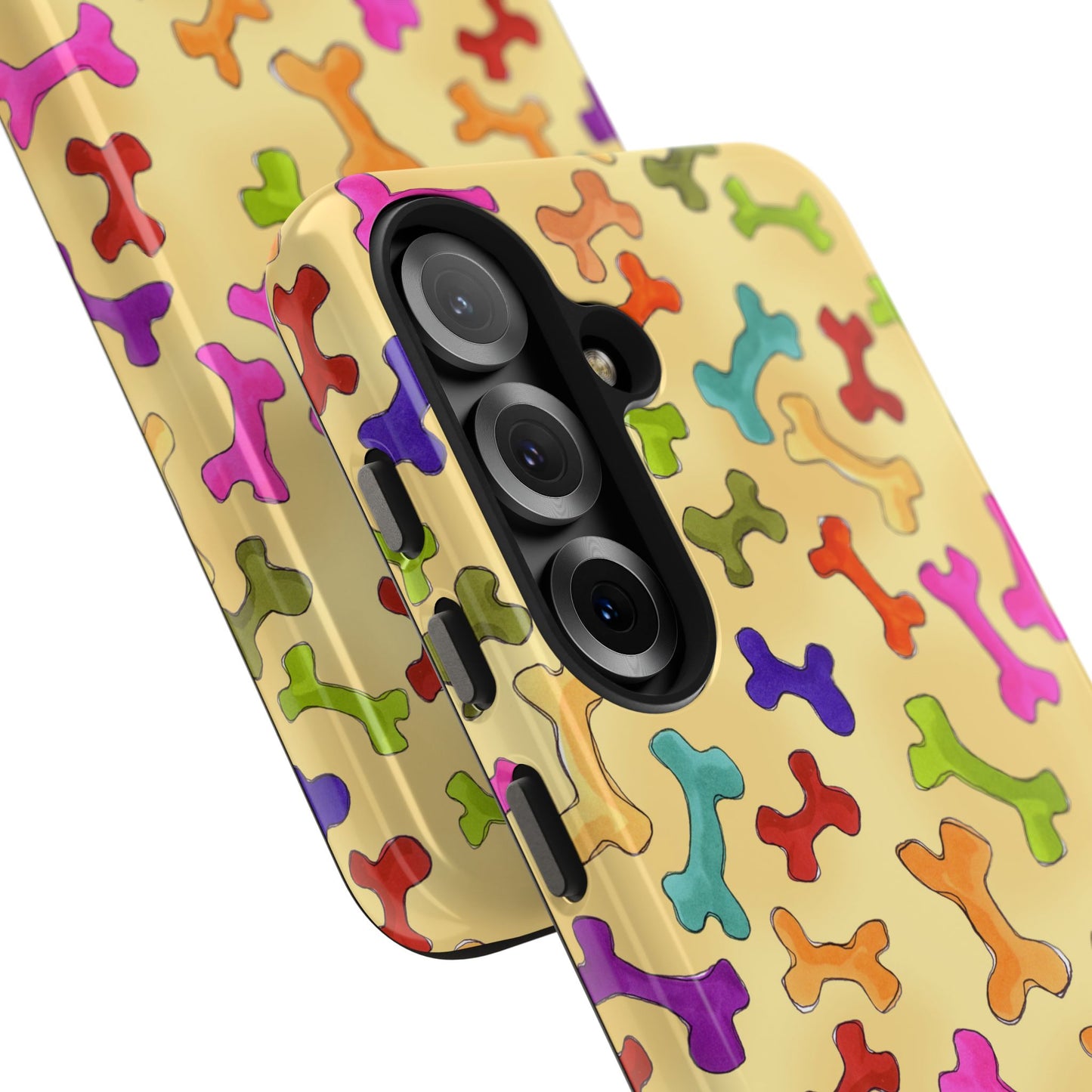 Happy Bones Yellow Phone Case