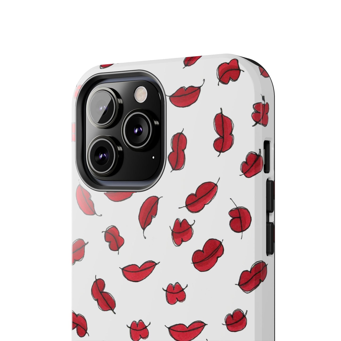 Lotsa Lips White Phone Case
