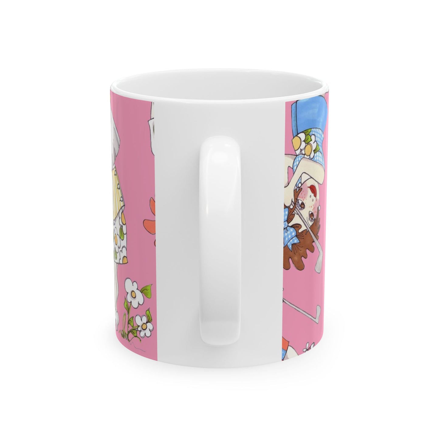 Tossed Golfer Girls Pink Cup