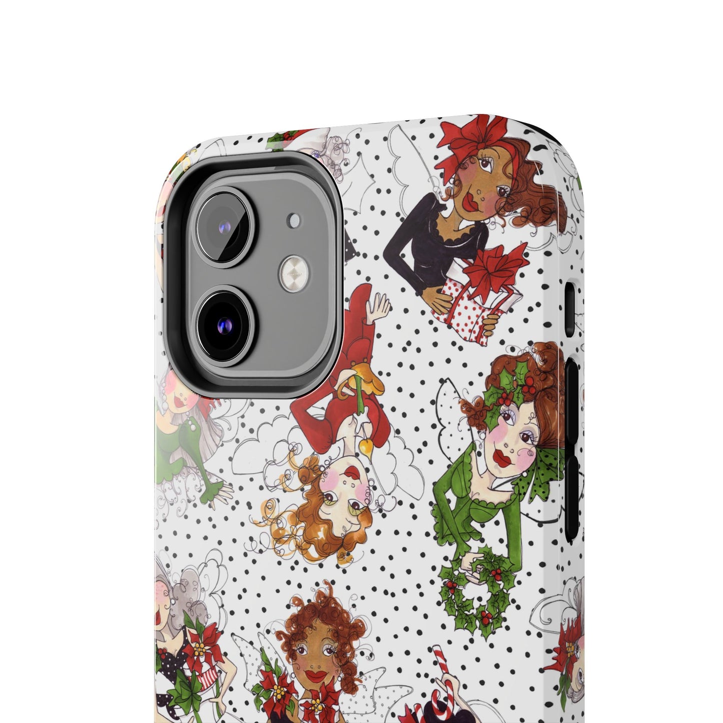 Fairy Toss White / Black Phone Case