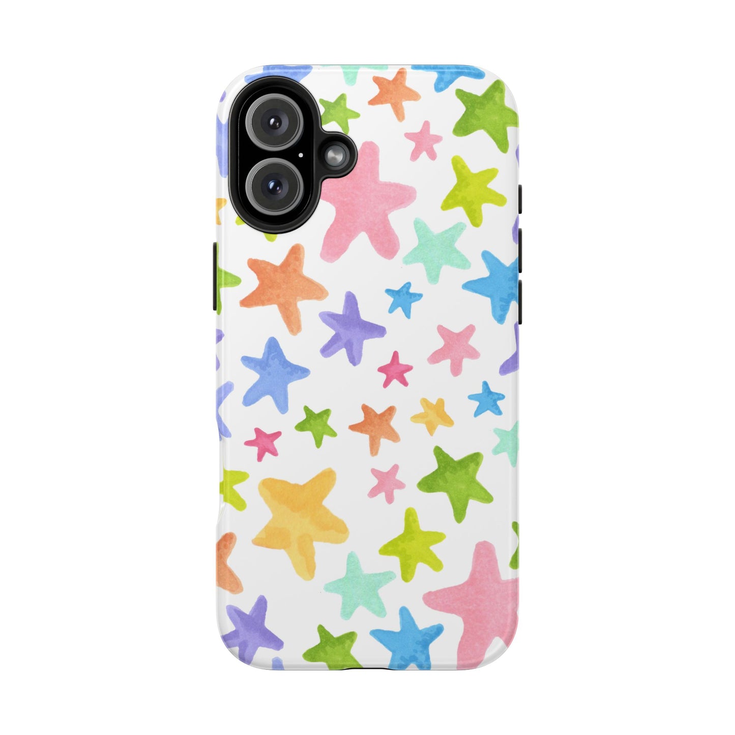 Happy Stars White Phone Case