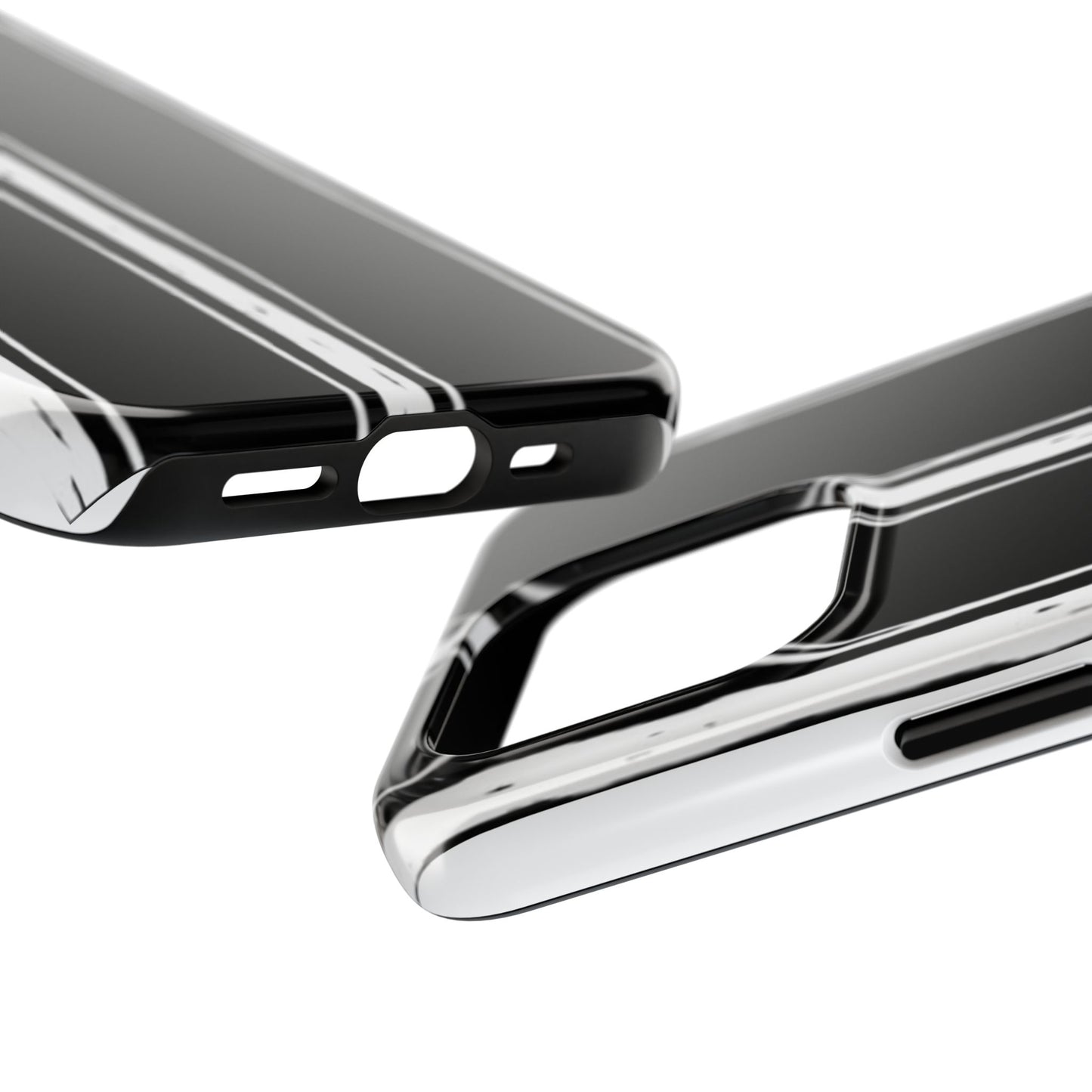Black / White Stripe Phone Case
