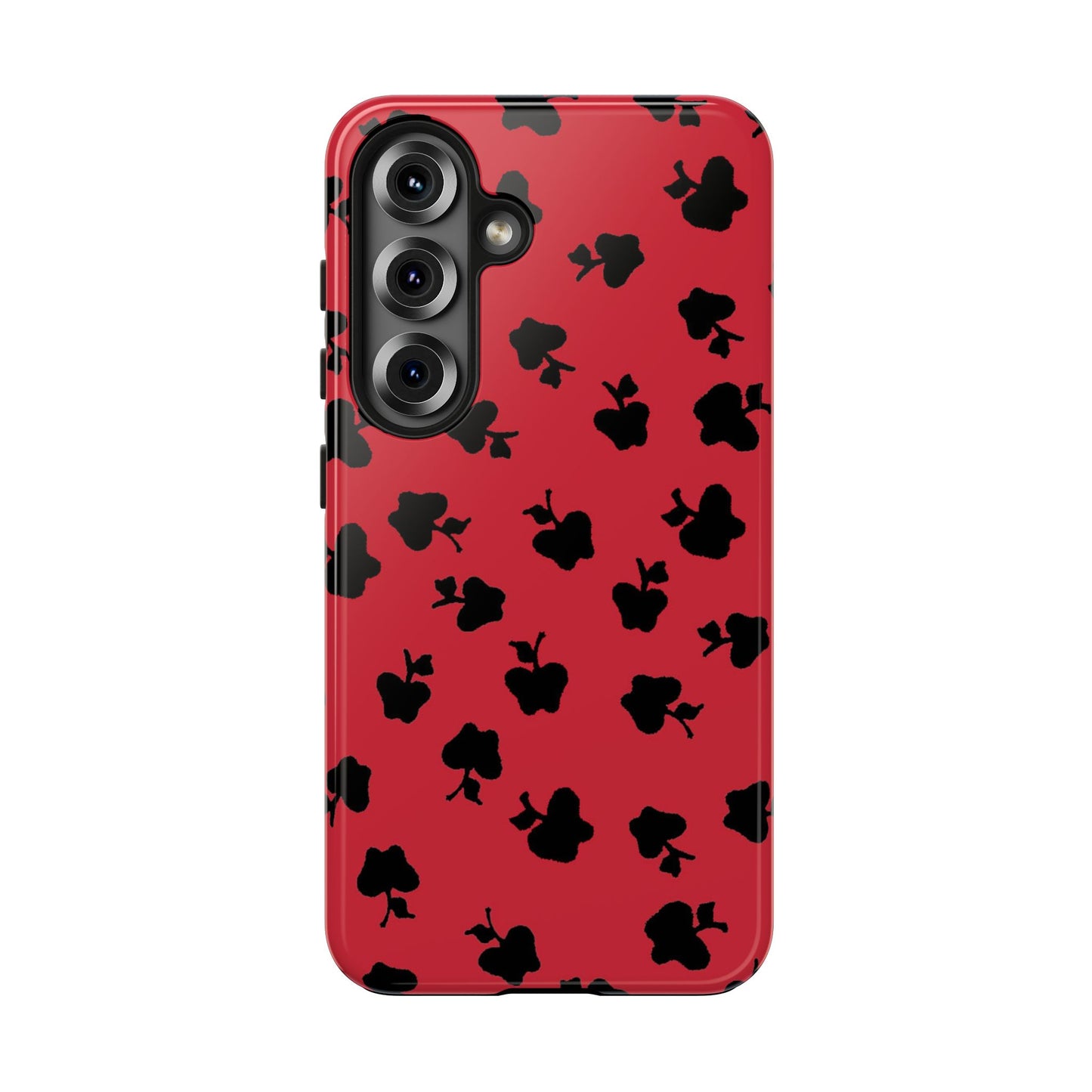 Happy Apples Red / Black Phone Case