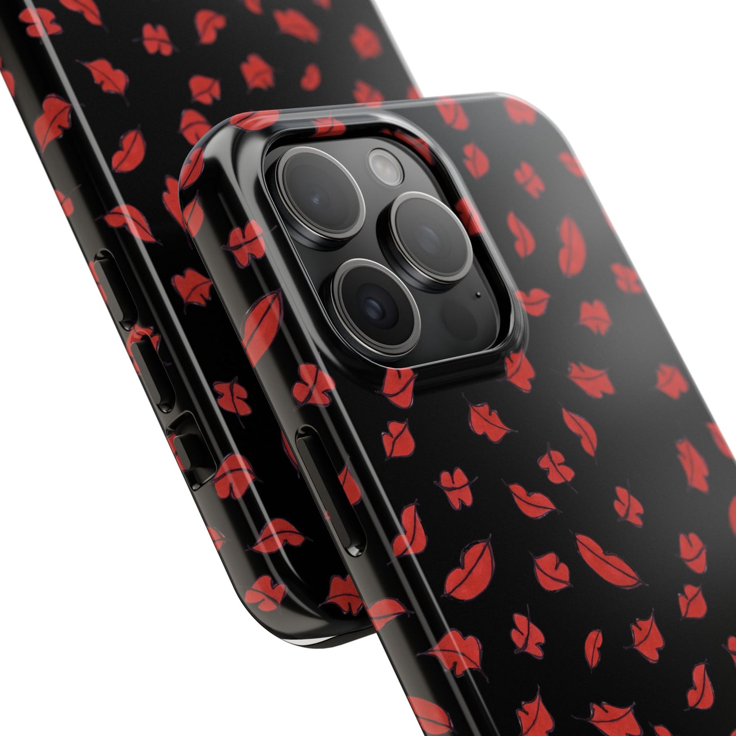 Autumn Lips Black Phone Case