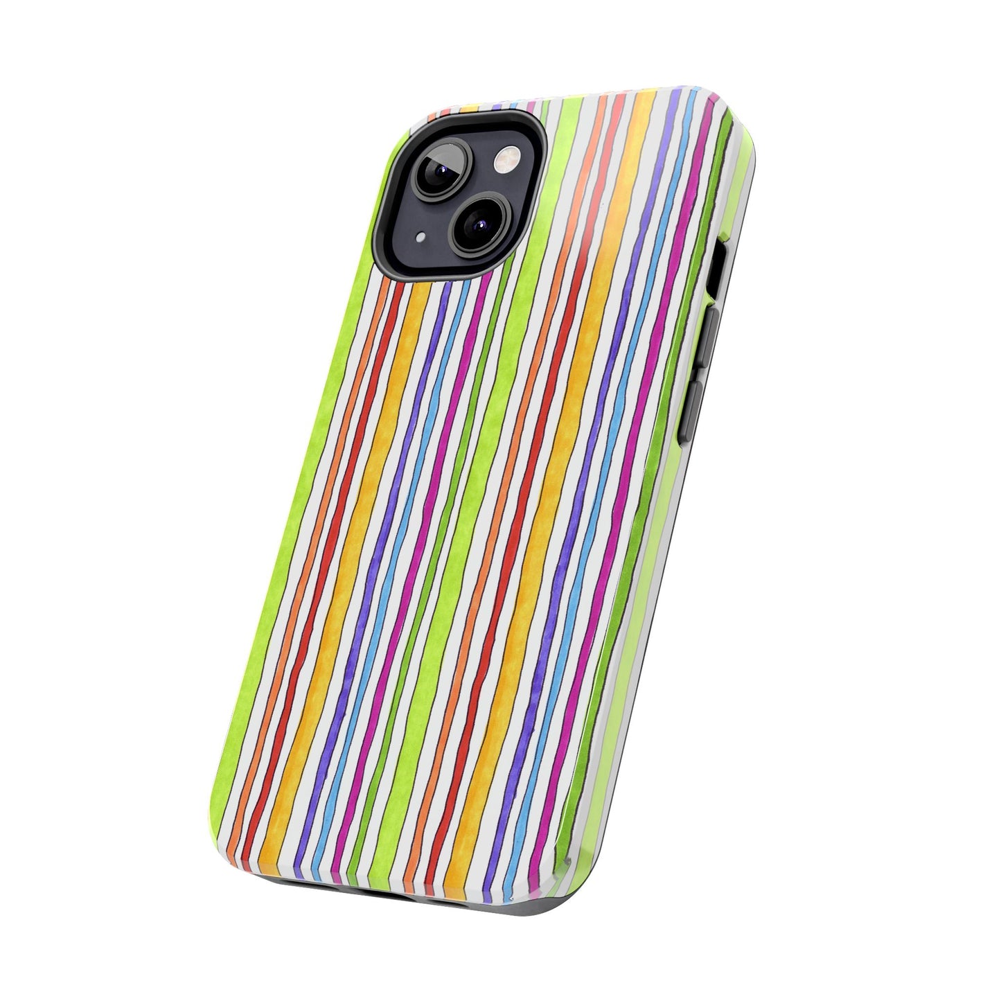 Stripe Fancy White Phone Case