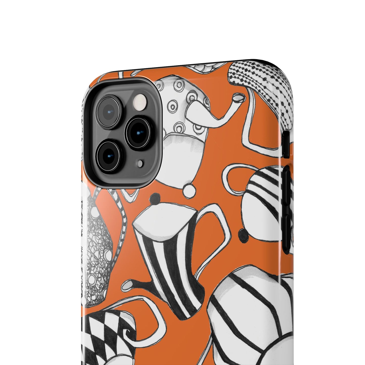 Coffee, Tea Anyone? Orange Phone Case