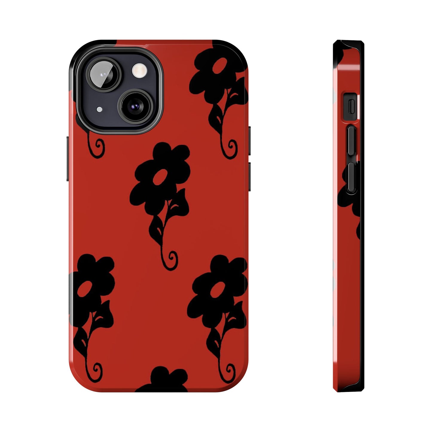 Daring Daisy Red Phone Case