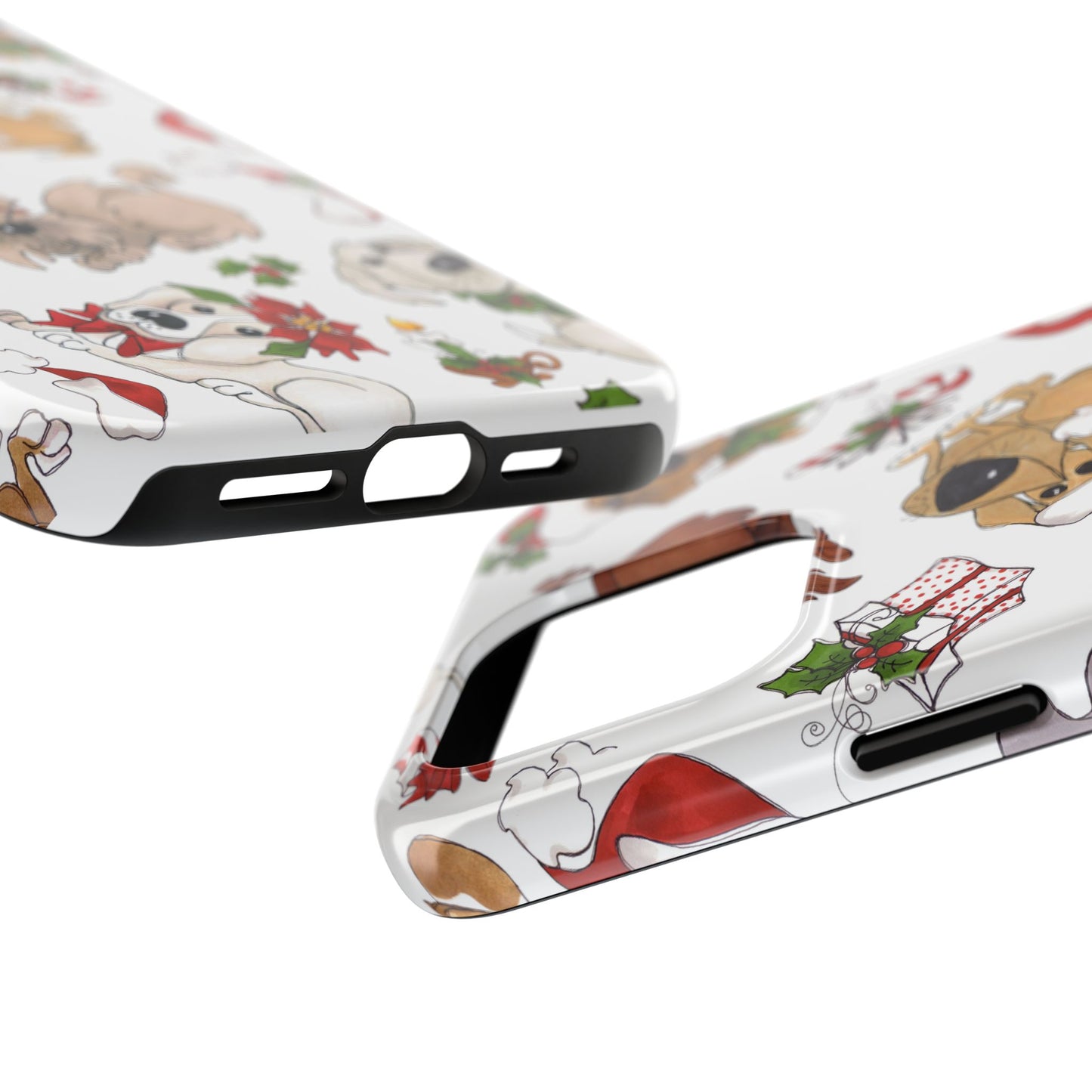 Doggie Toss White Phone Case