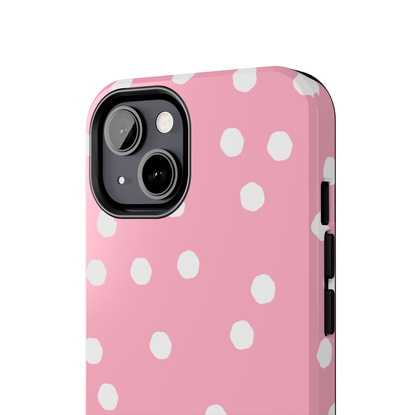 Jumbo Dots Pink / White Phone Case