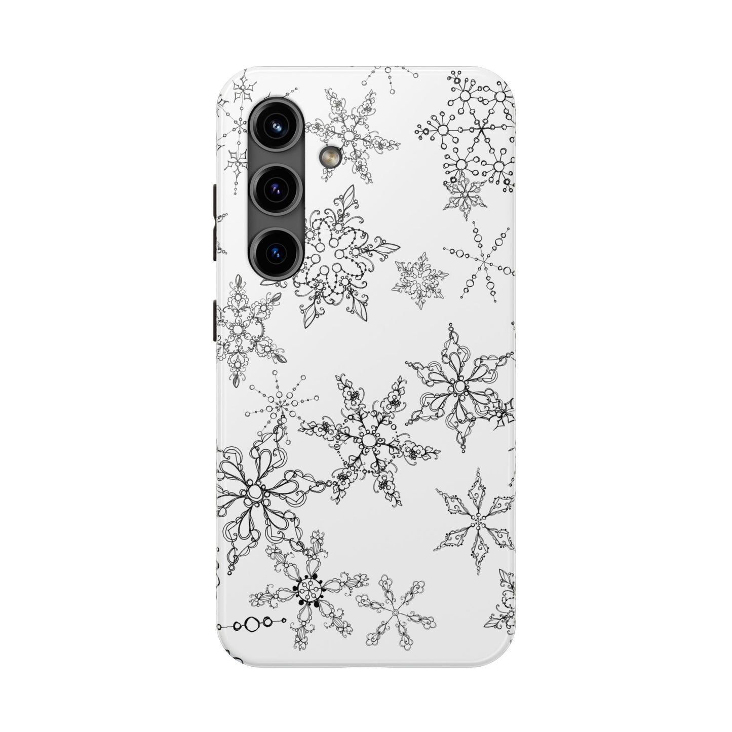 Random Flakes White Phone Case