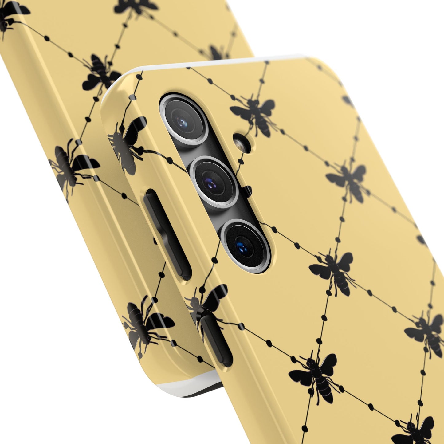 Beaded Bees Yellow Phone Case