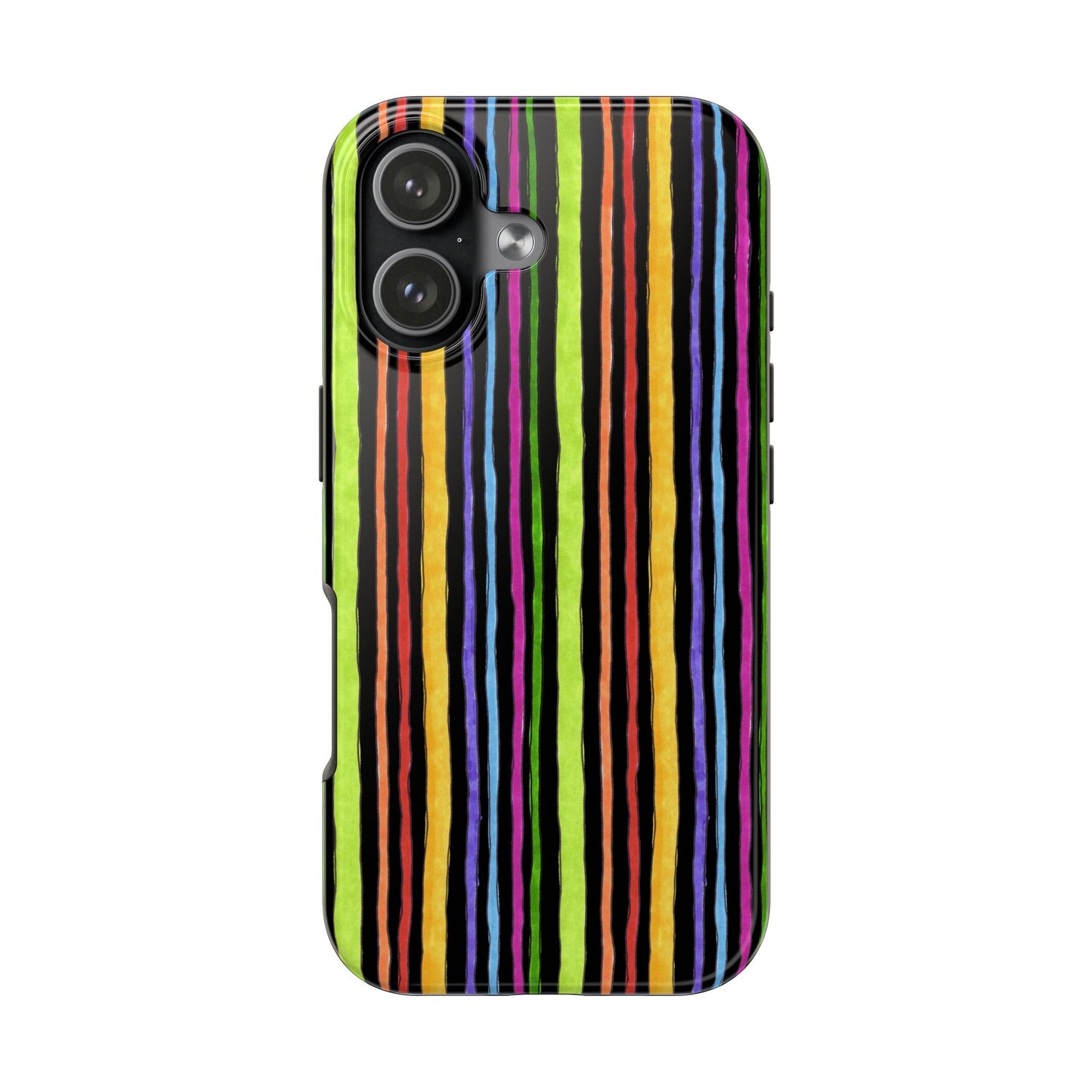 Stripe Fancy Black Phone Case