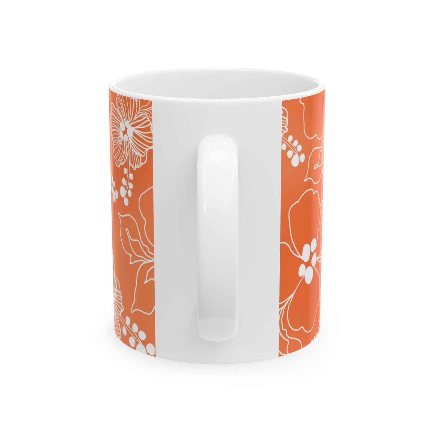 Lacey Hibiscus Coral Cup