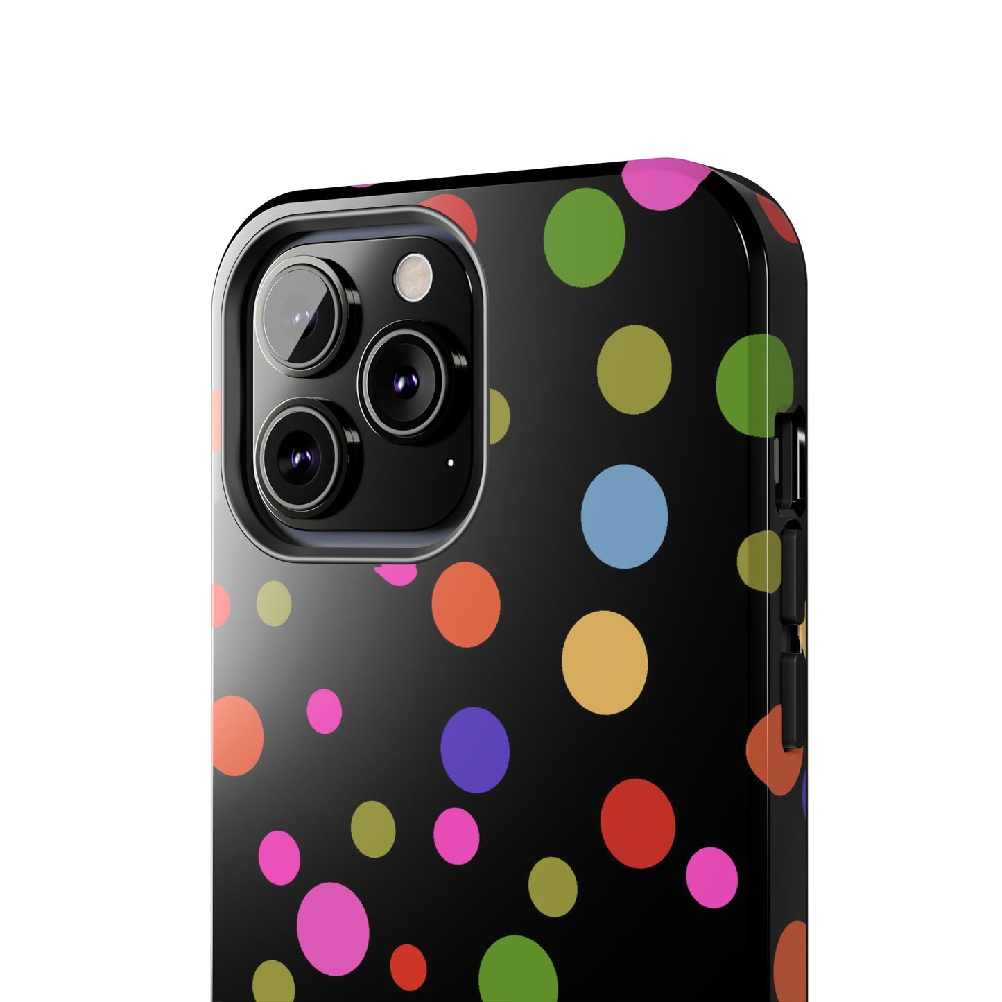 Dot Assortment Black Phone Case