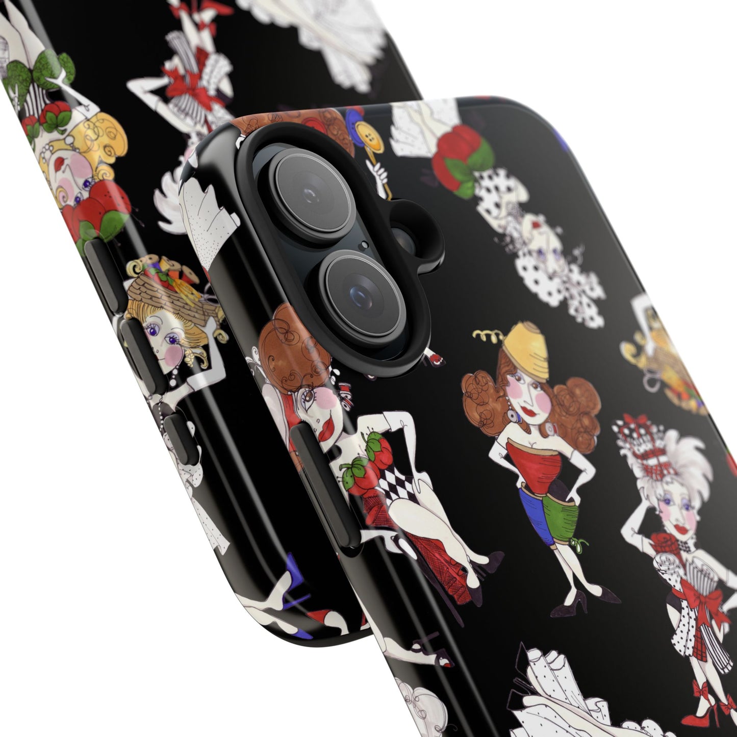 Sew Tossed Black Phone Case