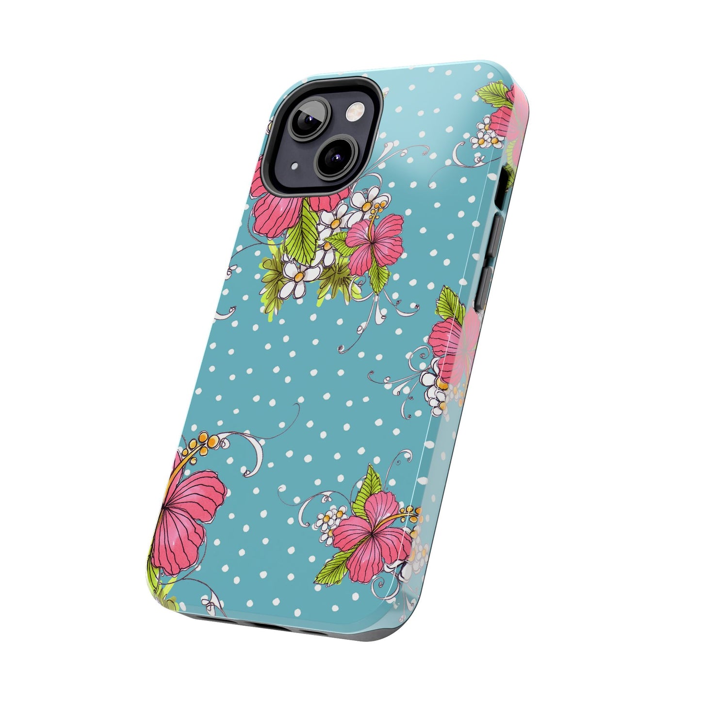 Lady Luau Turquoise Phone Case