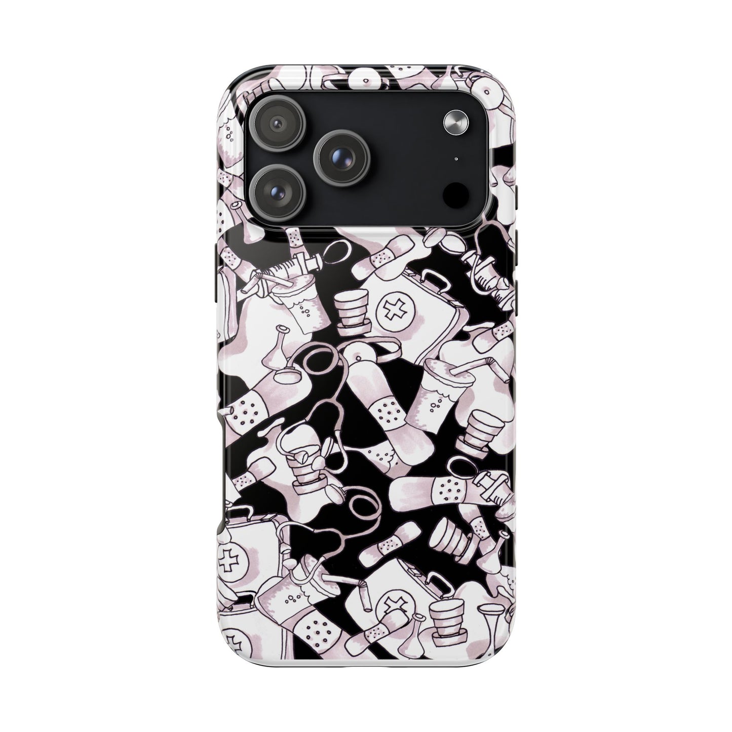 Med Stuff Black Phone Case