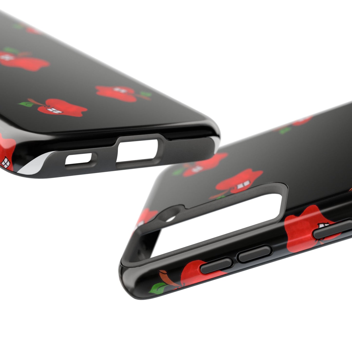 Flying Apples Black Phone Case