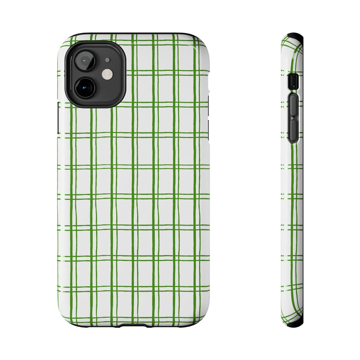 Kitchen Plaid White / Green Phone Case