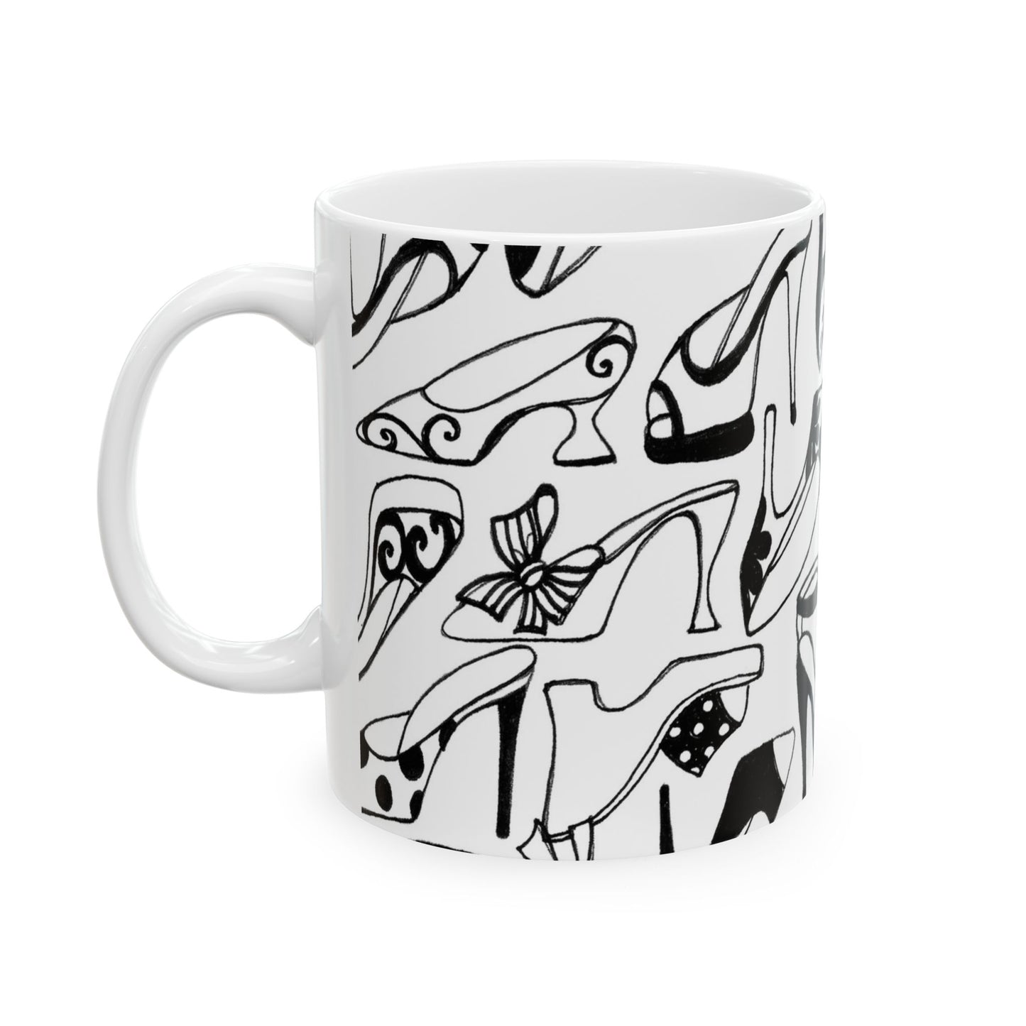 A Few Shoes Black / White Cup