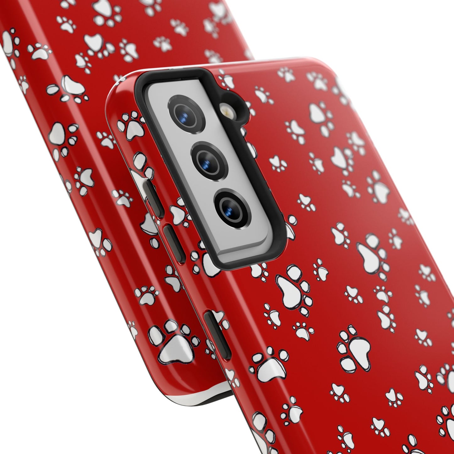 Paw Flakes Red Phone Case