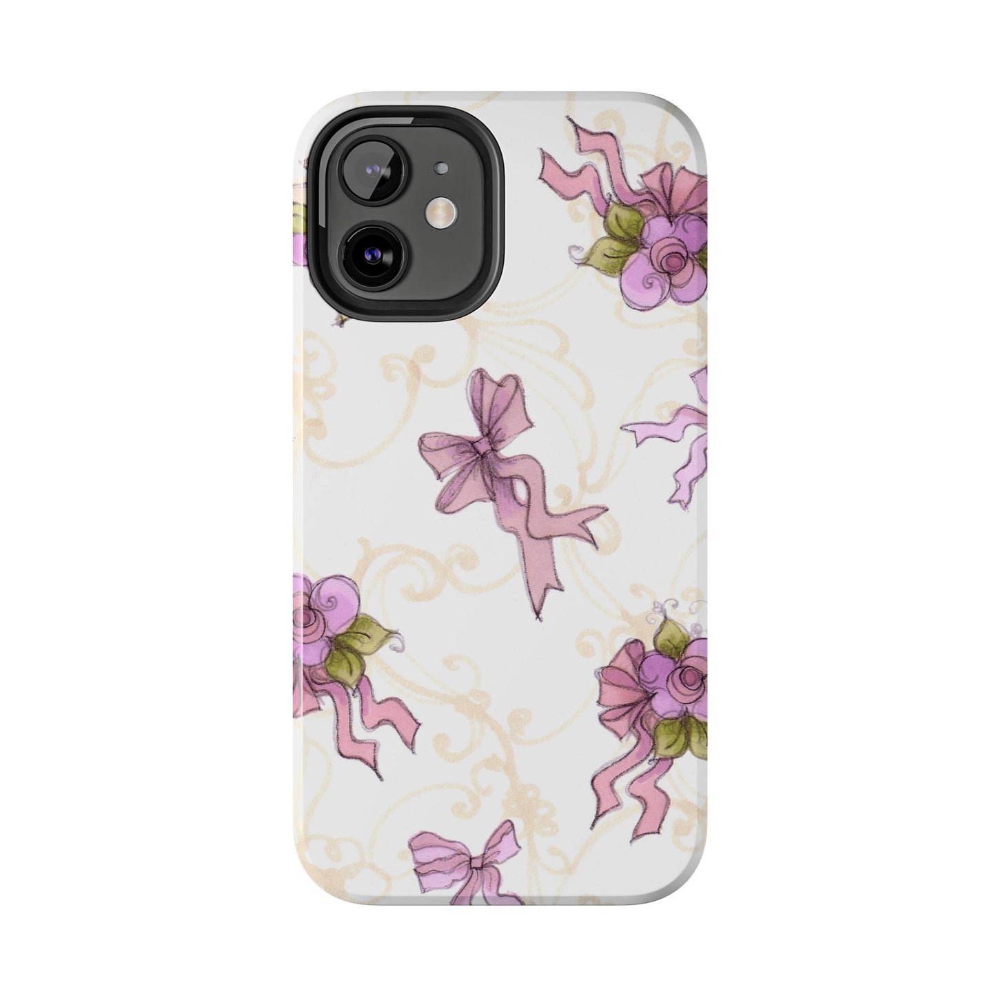 Flower Model Bow Flowers Phone Case
