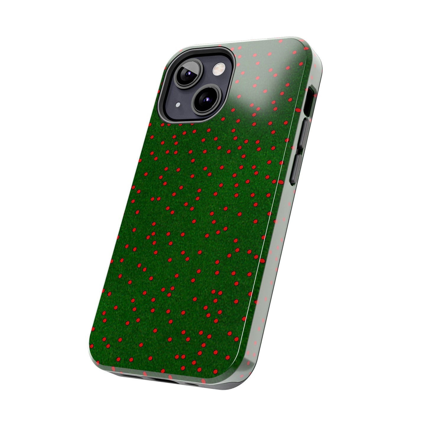 Happy Dots Green / Red Phone Case