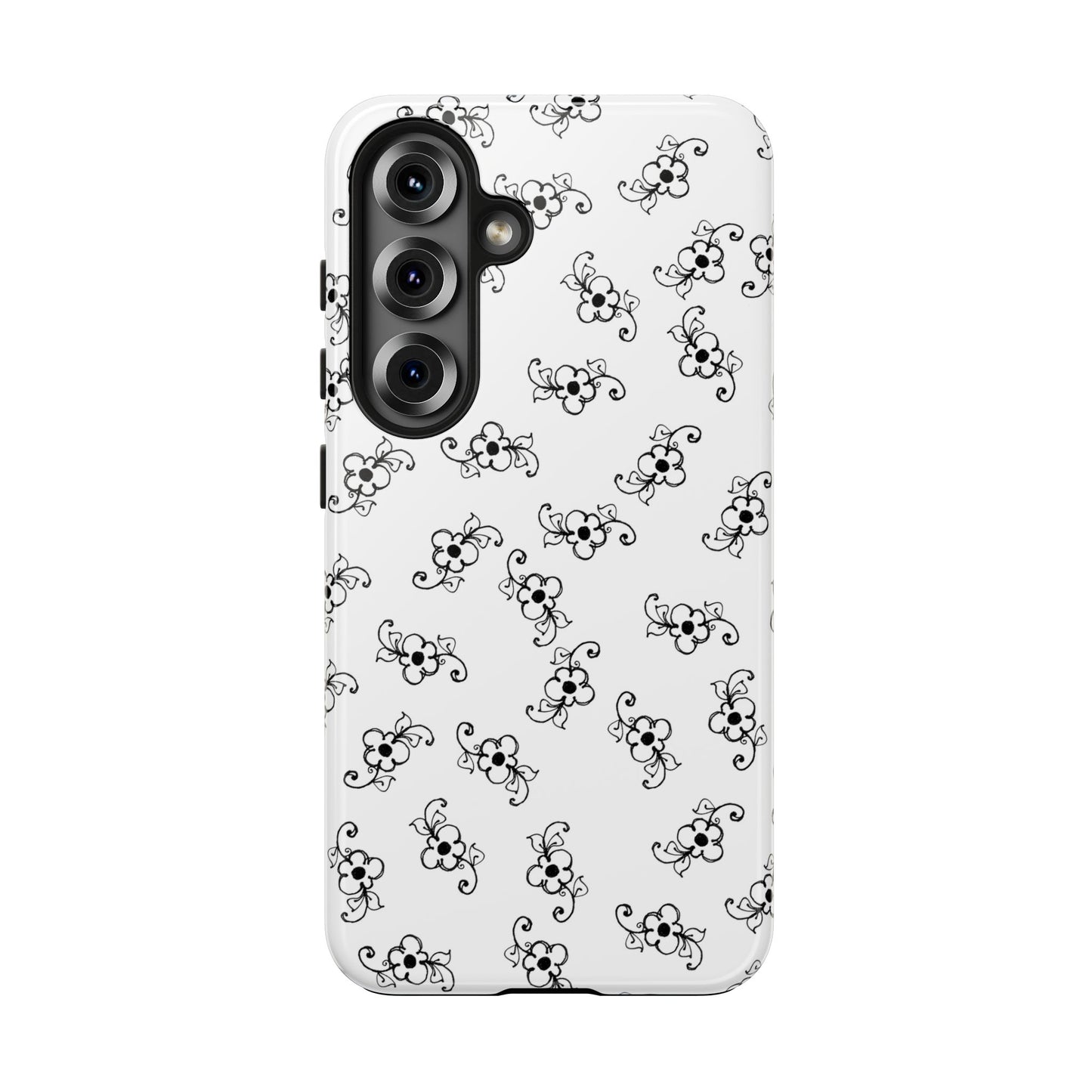Favorite Daisies White / Black Phone Case